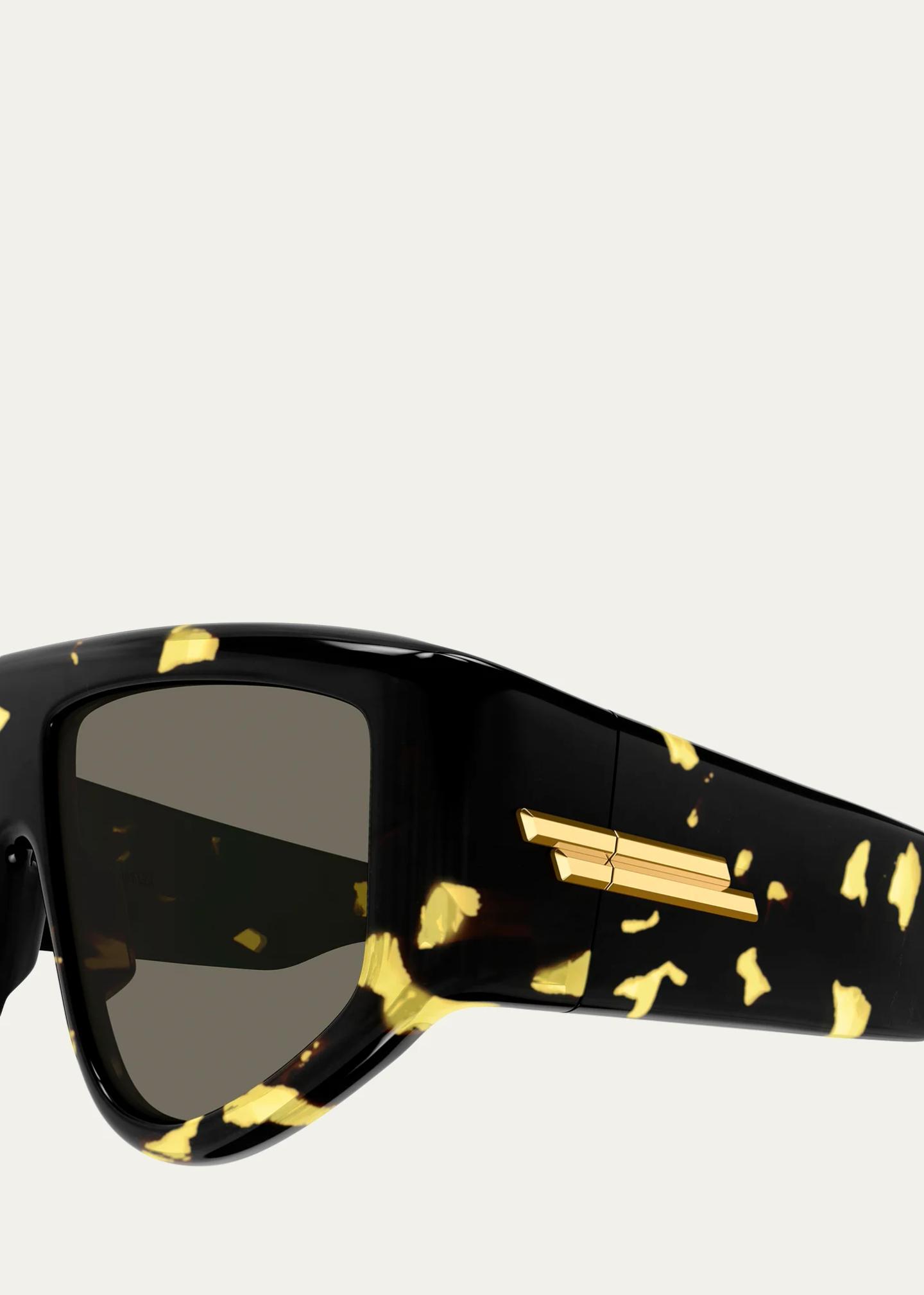 Bottega Veneta Ribbon 59MM Shield Sunglasses - Bergdorf Goodman