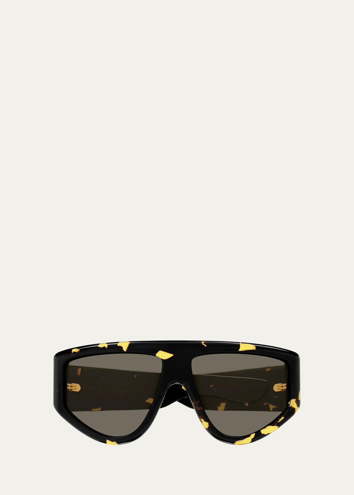 Bottega Veneta Ribbon 59MM Shield Sunglasses - Bergdorf Goodman