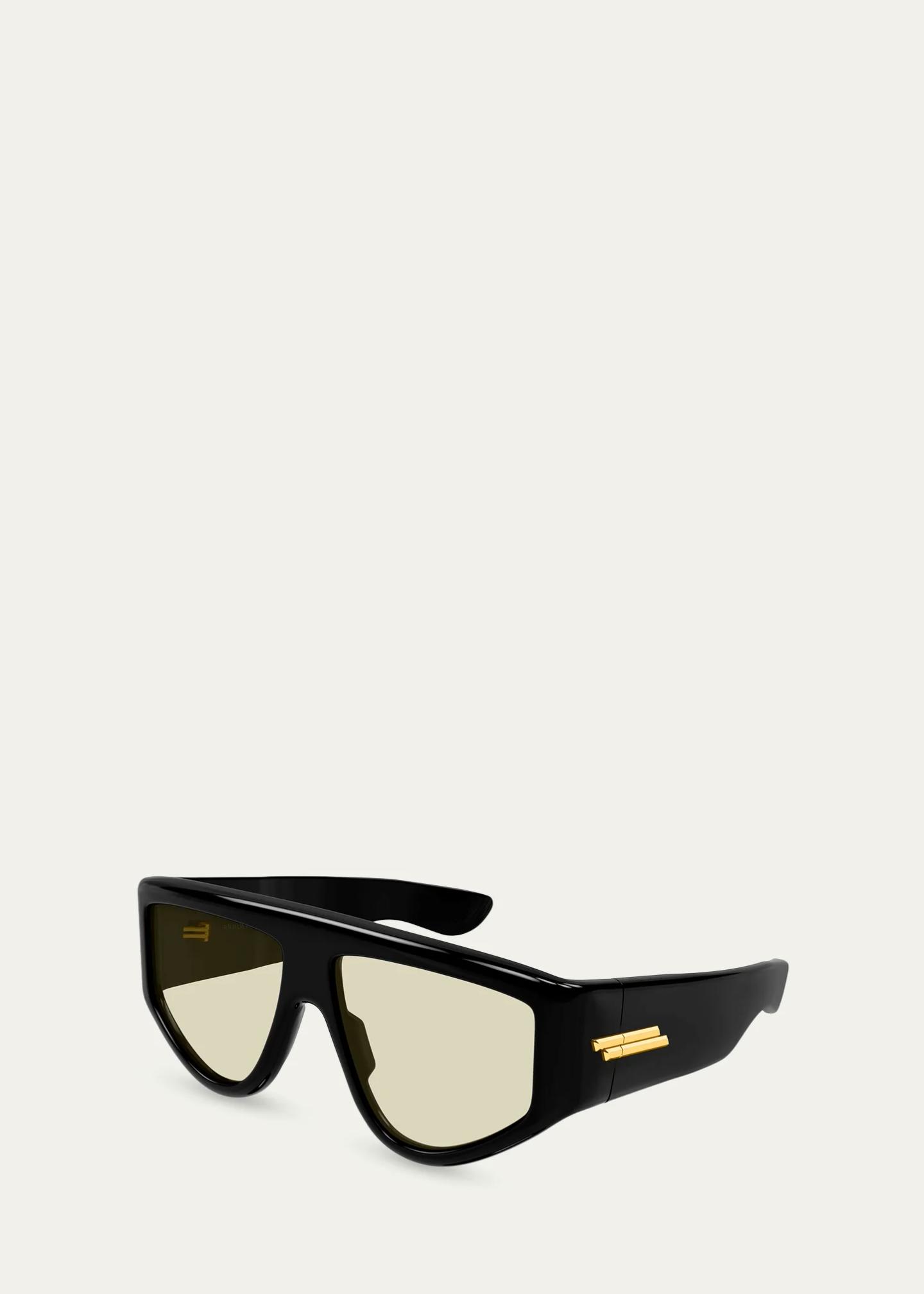Bottega Veneta Ribbon 59MM Shield Sunglasses - Bergdorf Goodman