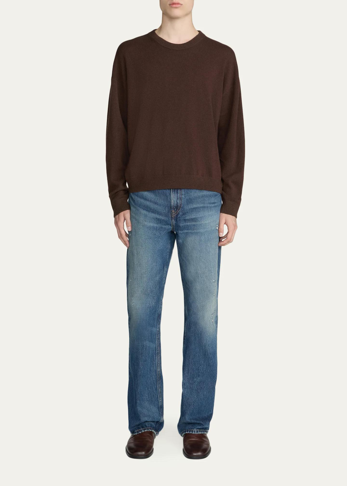 FRAME Lightweight Cashmere Crewneck Sweater - Bergdorf Goodman