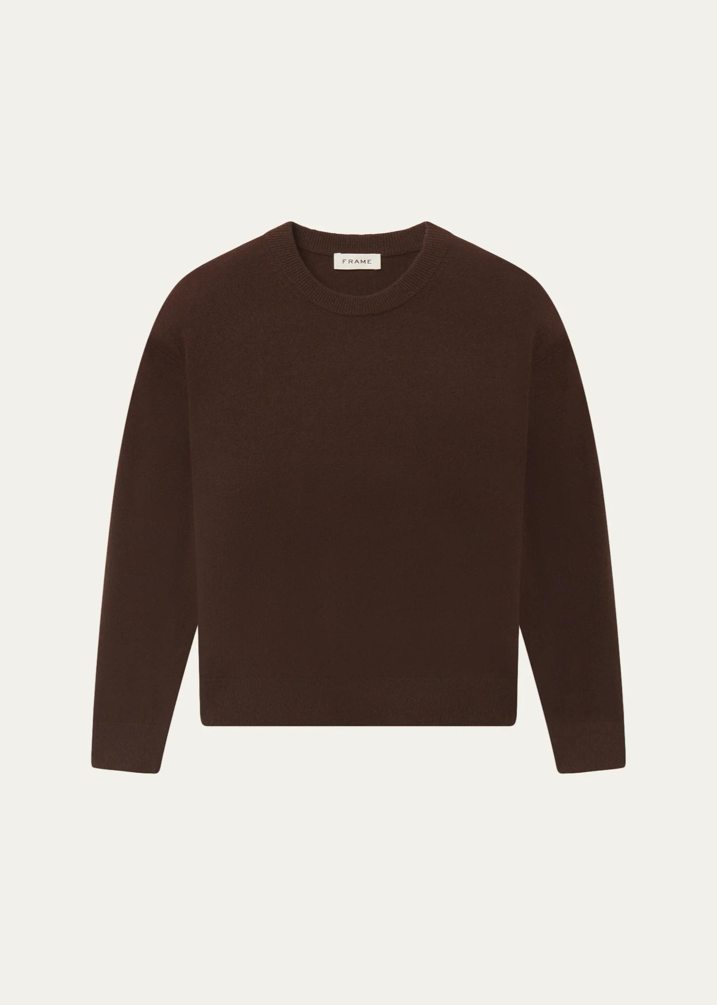 FRAME Lightweight Cashmere Crewneck Sweater - Bergdorf Goodman
