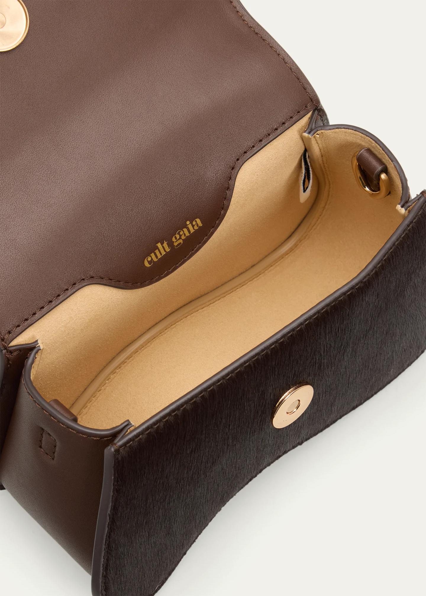 Cult Gaia Kazia Nano Calf Hair Top Handle Bag - Bergdorf Goodman