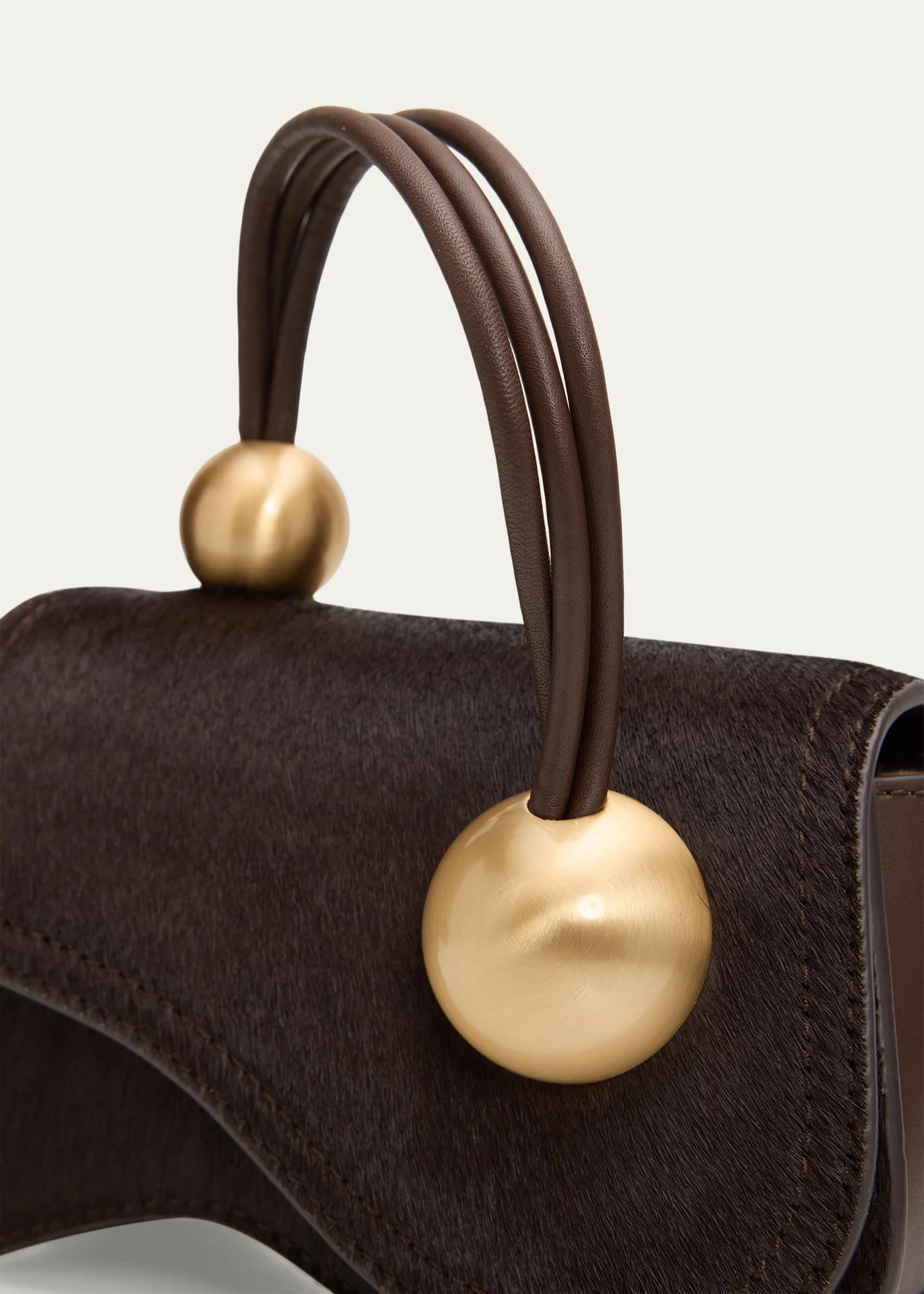 Cult Gaia Kazia Nano Calf Hair Top Handle Bag - Bergdorf Goodman