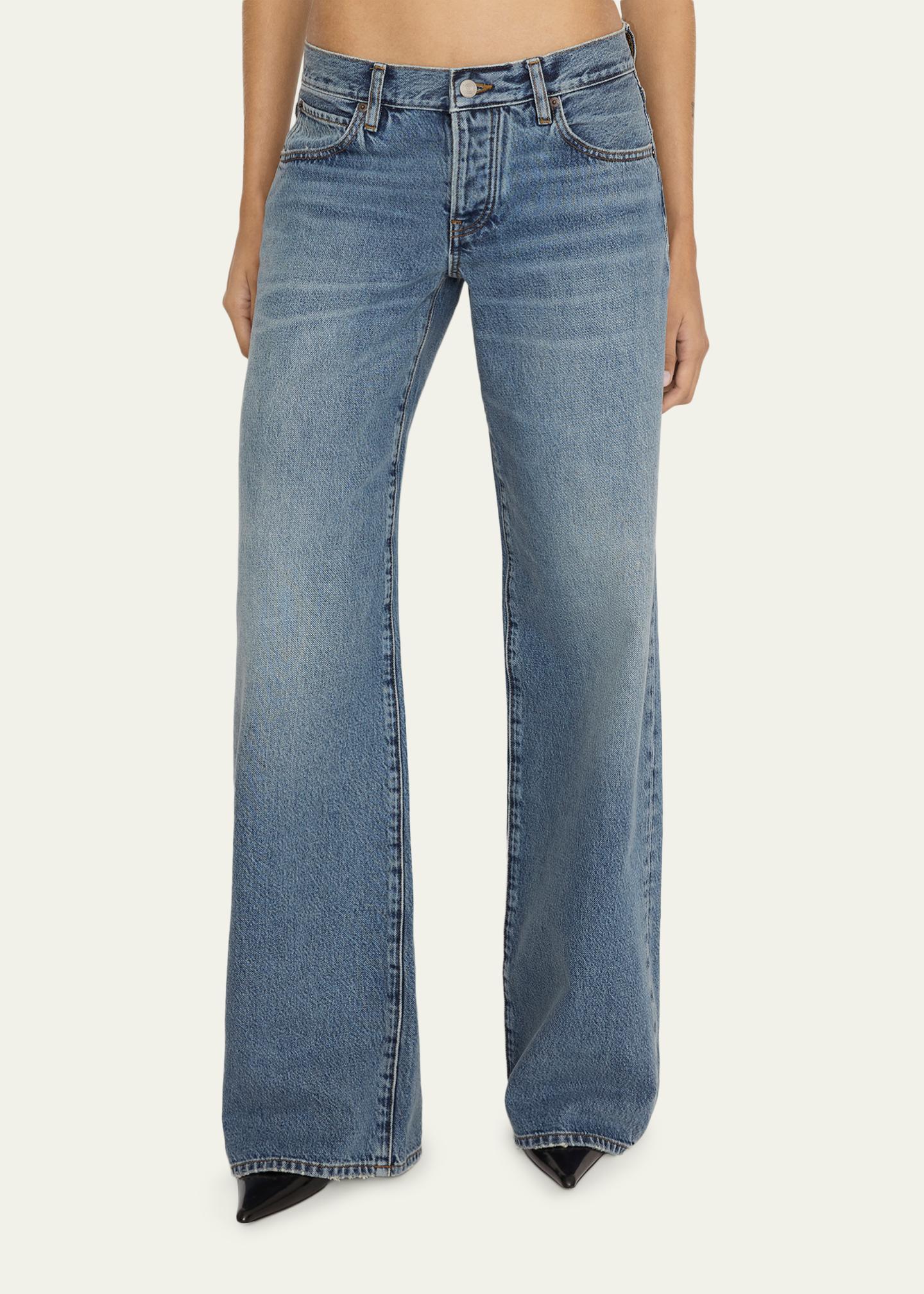 FRAME x Alexandra LeClerc The Leo Jeans - Bergdorf Goodman