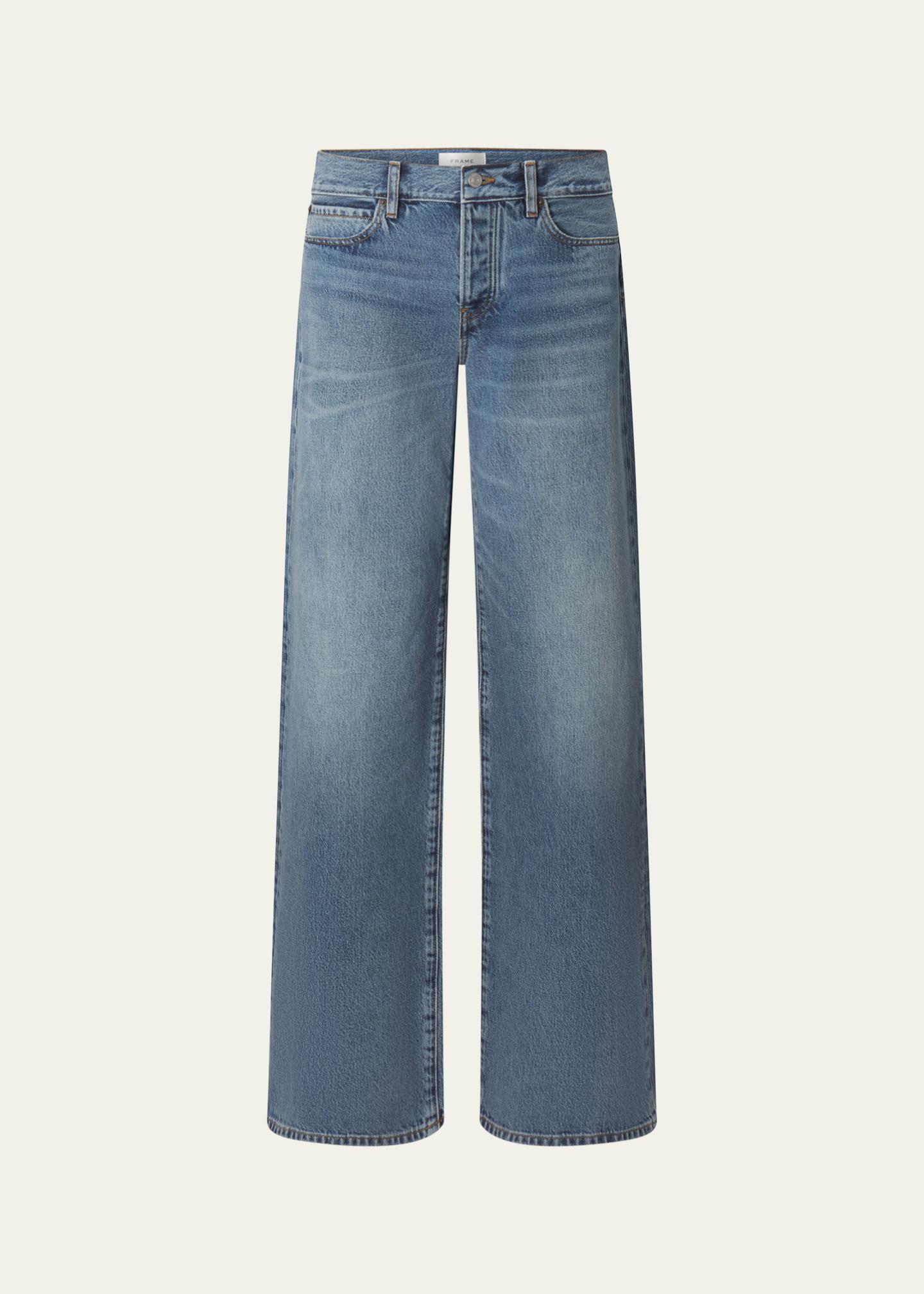 FRAME x Alexandra LeClerc The Leo Jeans - Bergdorf Goodman