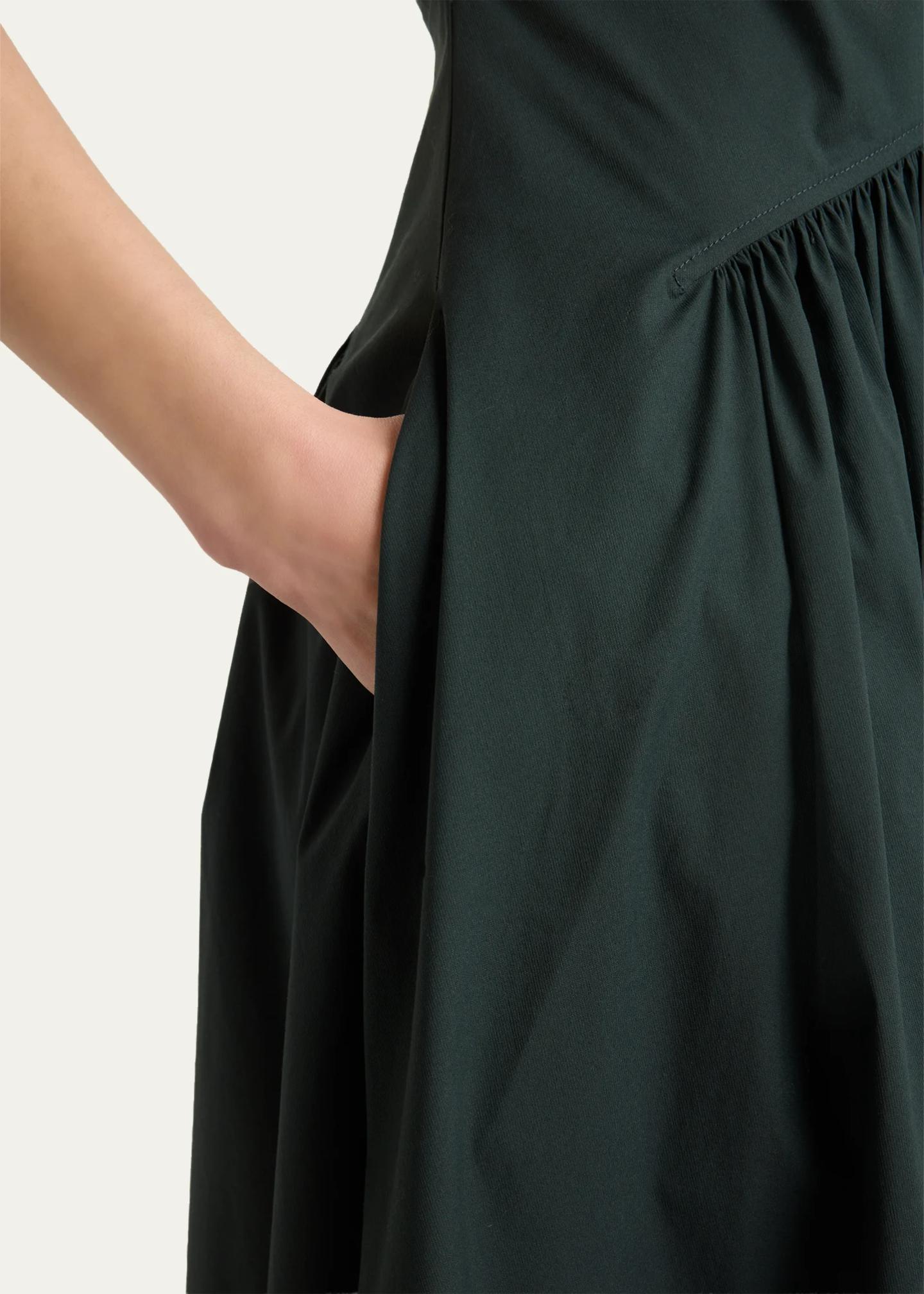 Proenza Schouler White Label Nyssa Stretch Cotton Maxi Dress - Bergdorf ...