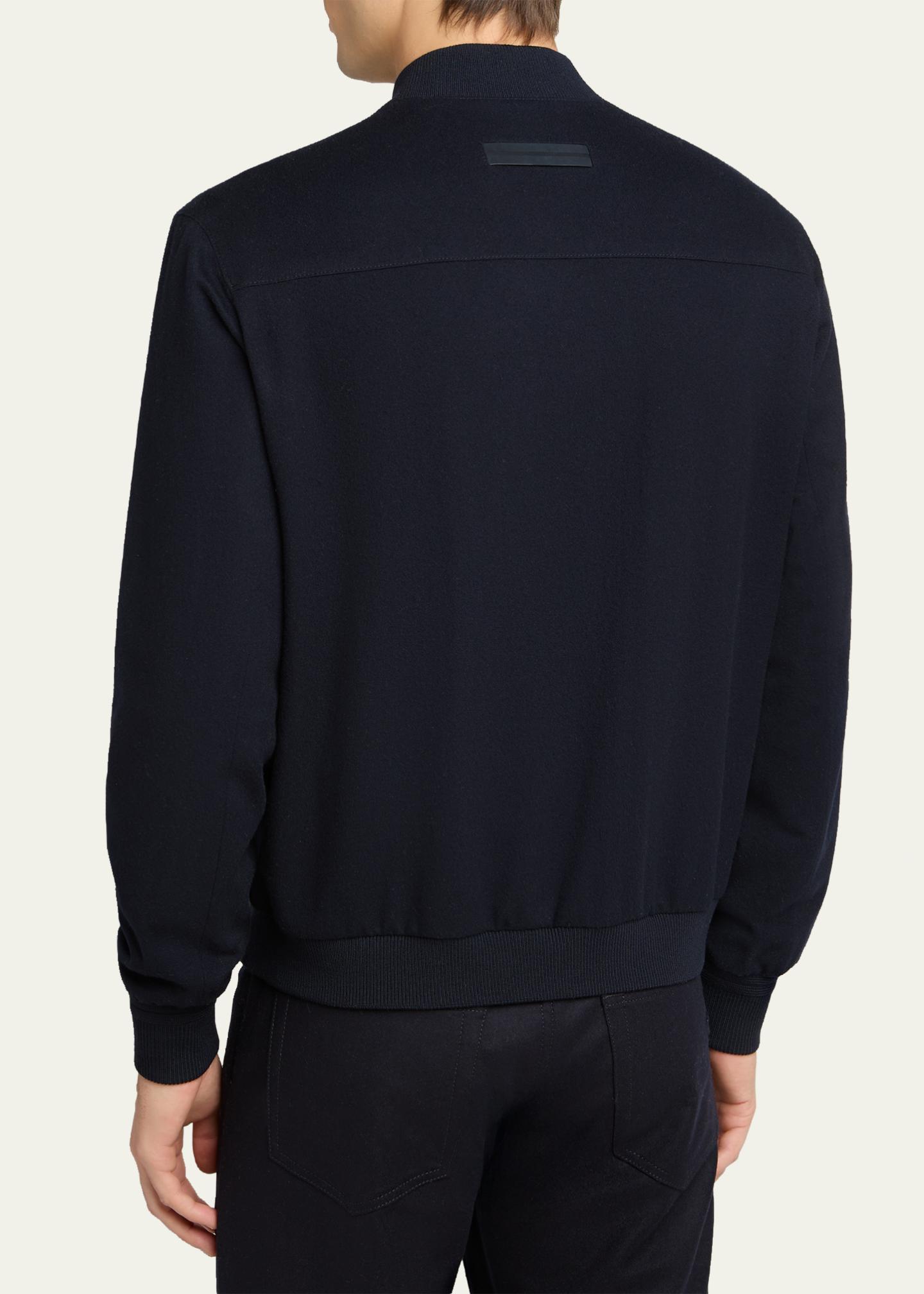 ZEGNA Men's Oasi Cashmere Bomber Jacket - Bergdorf Goodman