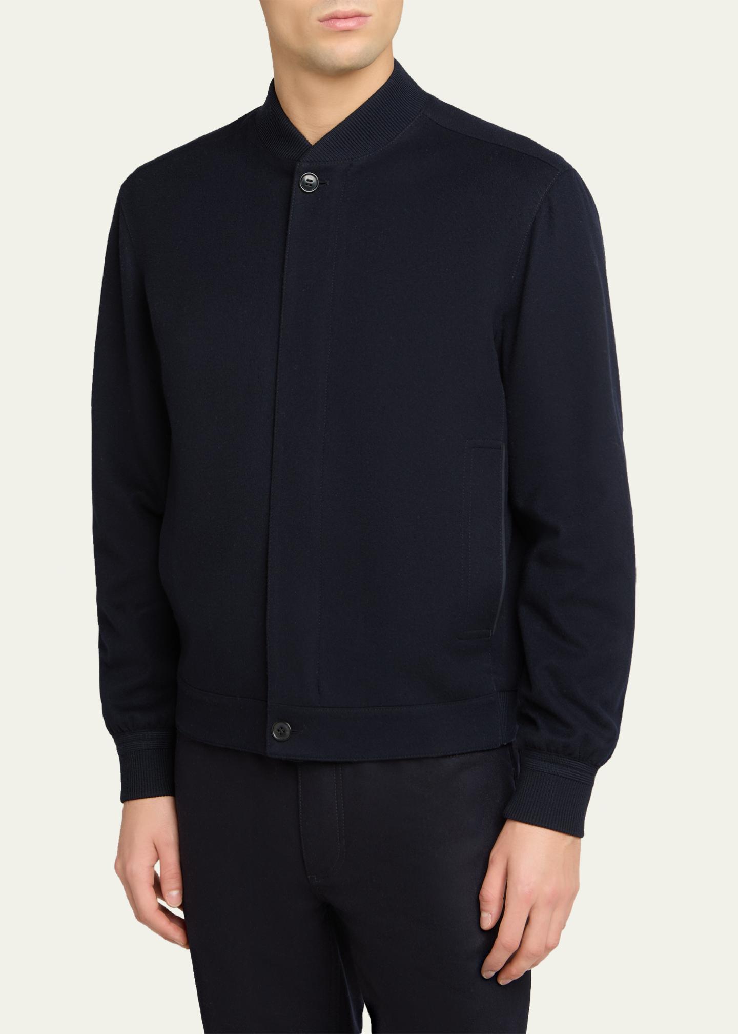 ZEGNA Men's Oasi Cashmere Bomber Jacket - Bergdorf Goodman