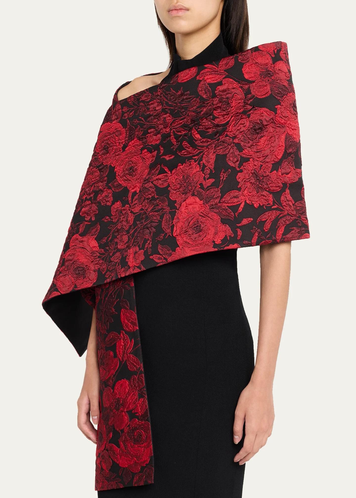 Michael Kors Collection Rose Silk-Blend Stole - Bergdorf Goodman