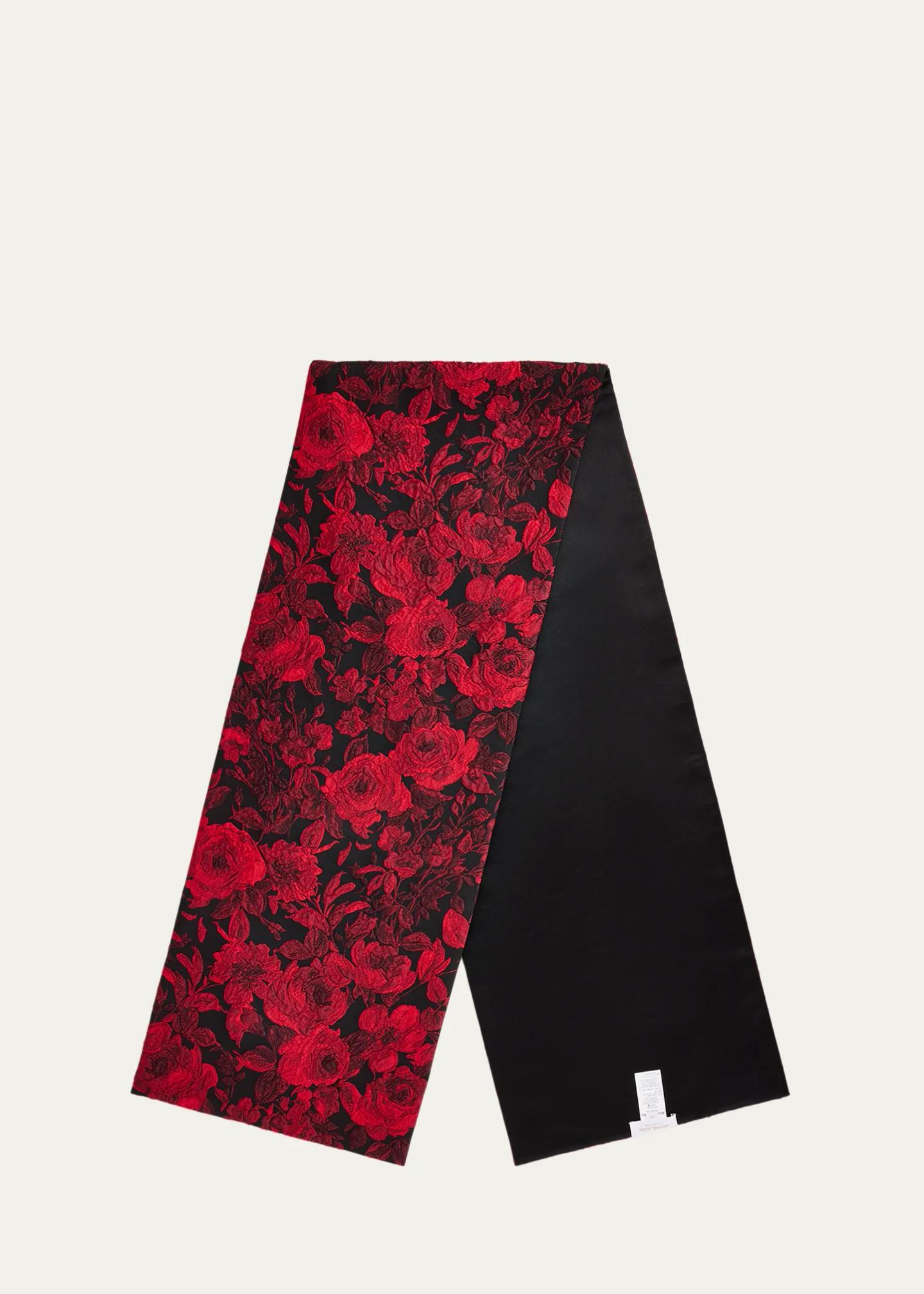 Michael Kors Collection Rose Silk-Blend Stole - Bergdorf Goodman