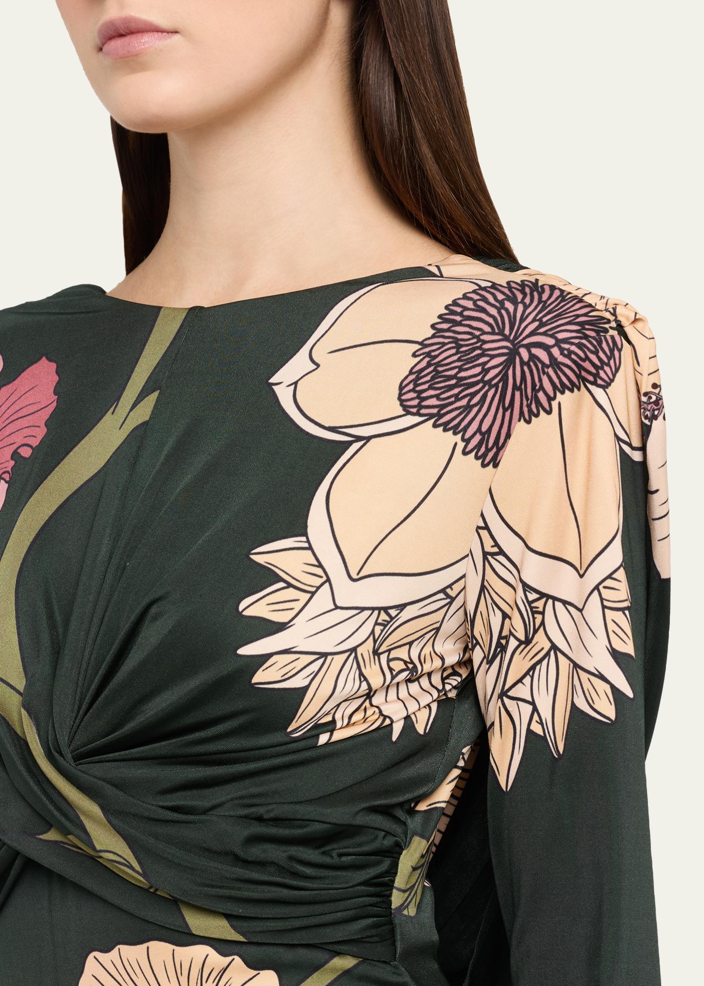 Johanna Ortiz Playful Grace Jersey Mini Dress - Bergdorf Goodman