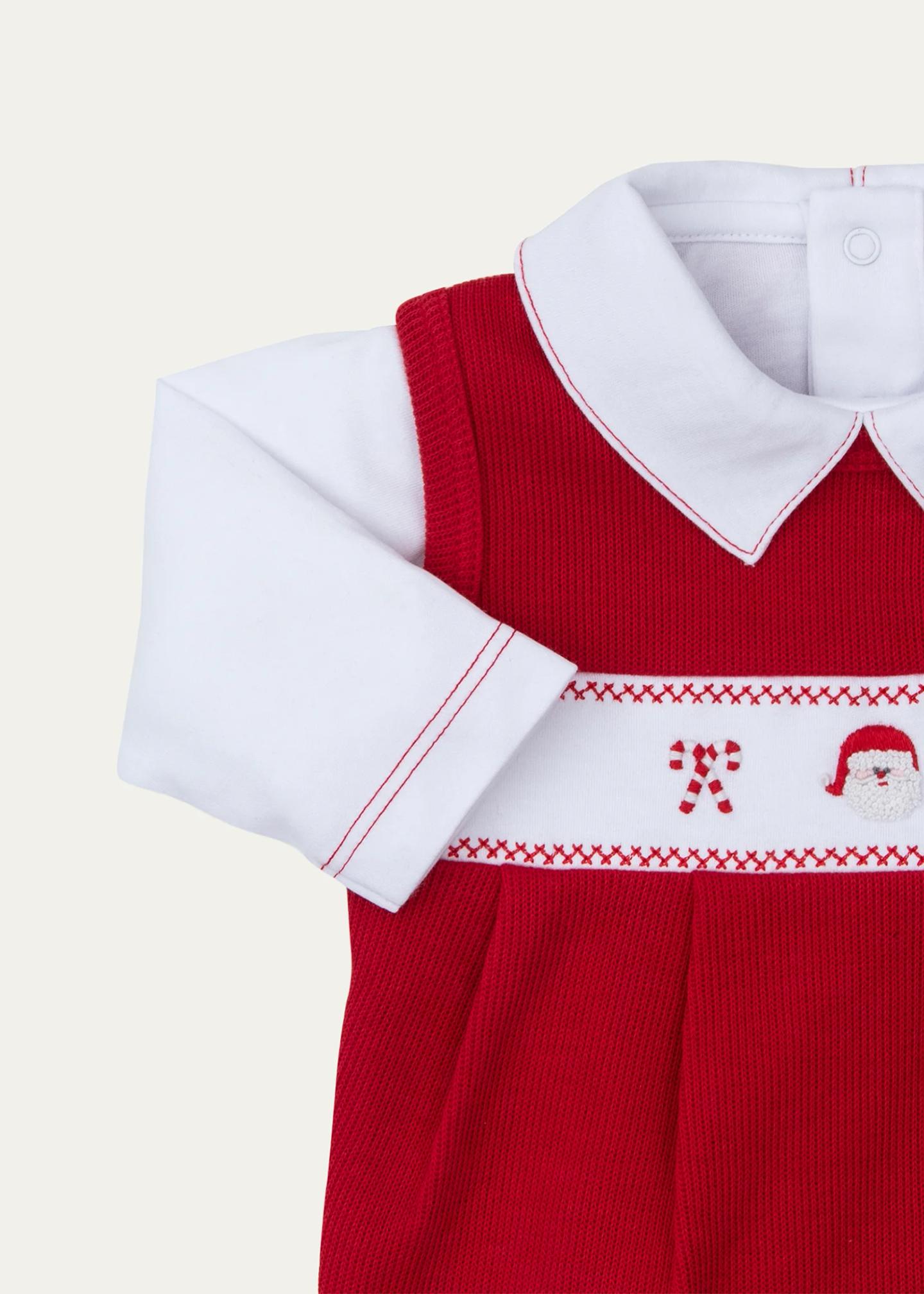 Kissy Kissy Boy's CLB Holiday Medley Christmas Tree Overalls & Bodysuit ...