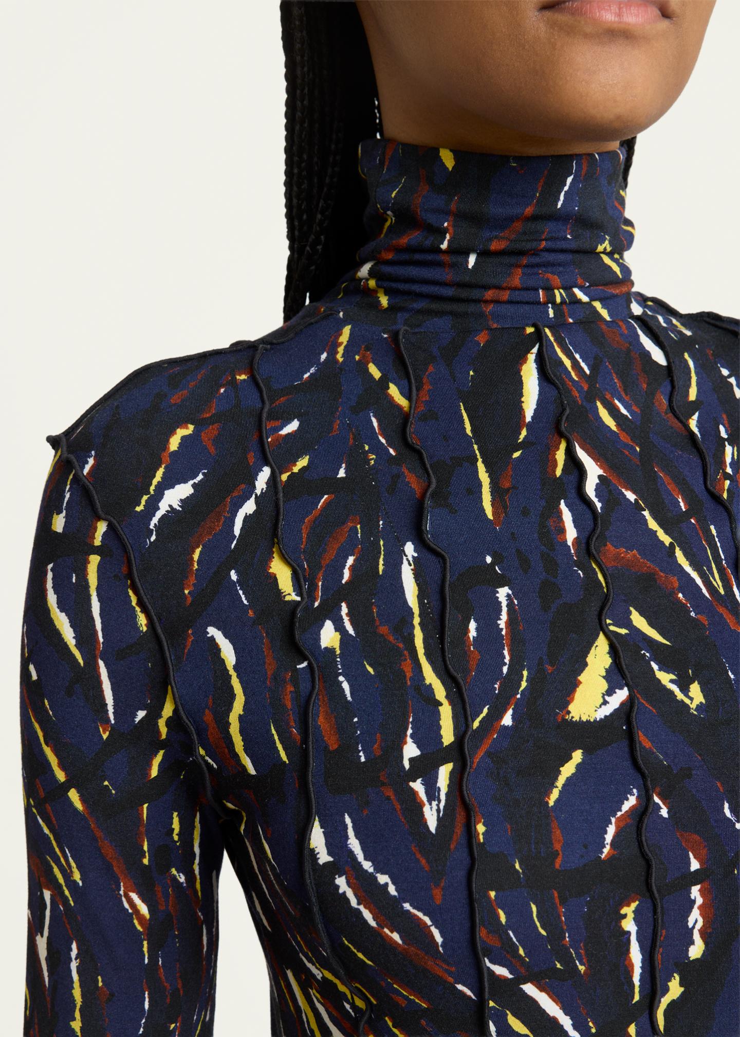 mabel jersey dress Proenza Schouler Abstract Midi Bling Bling Dress
