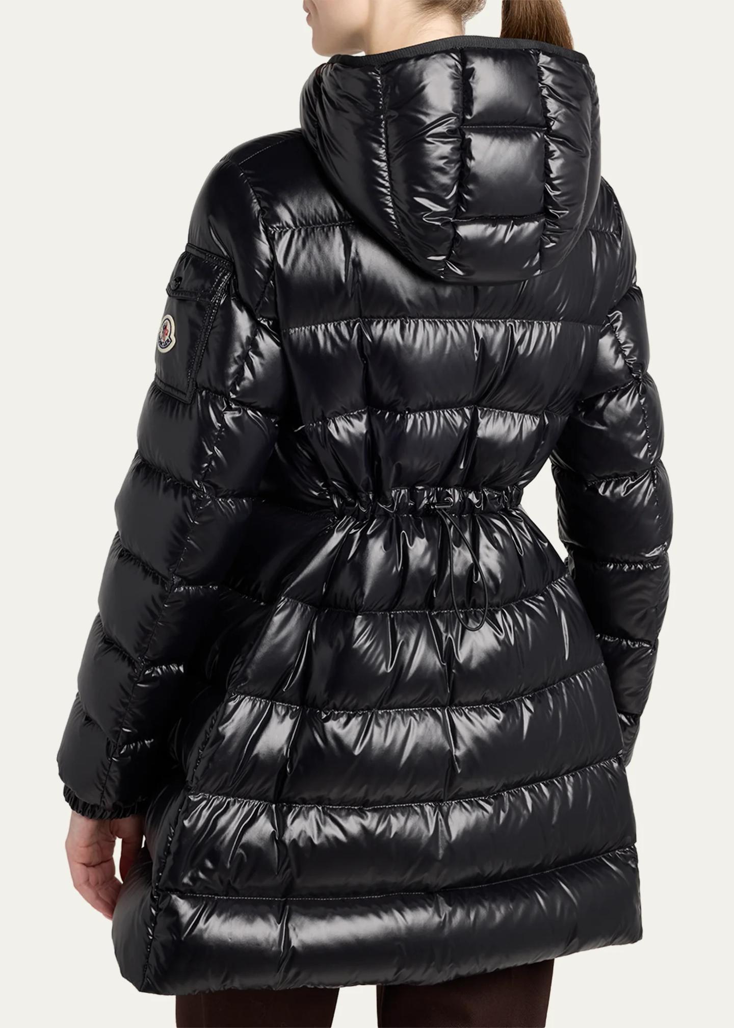 Moncler Courcelles Hooded Mid-Length Down Jacket - Bergdorf Goodman