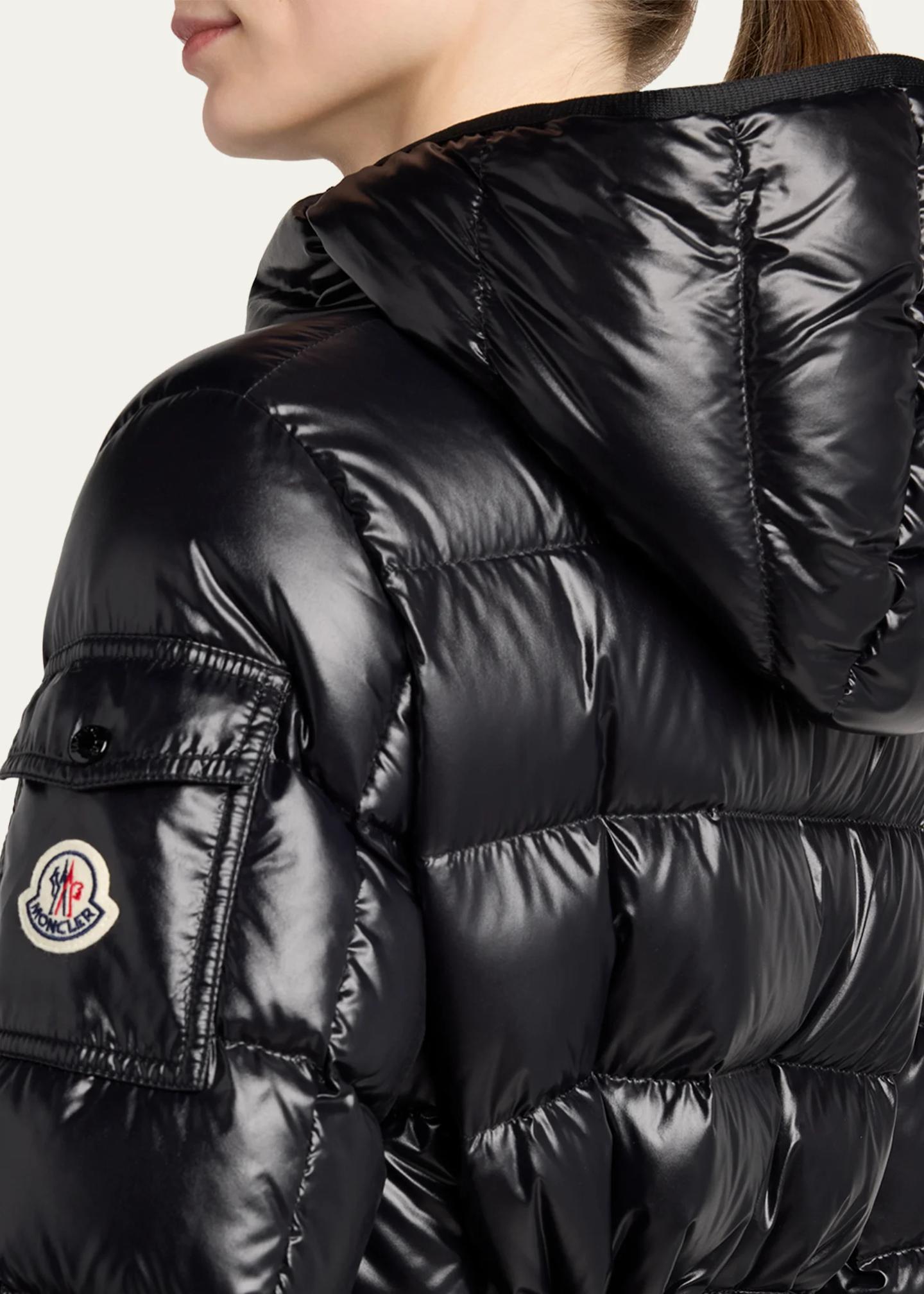 Moncler Courcelles Hooded Mid-Length Down Jacket - Bergdorf Goodman