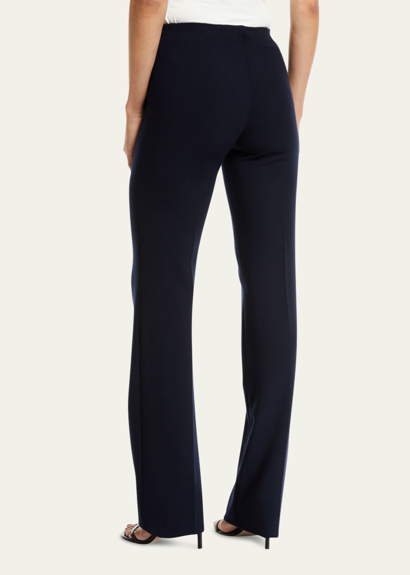 Akris Carole Straight-Leg Wool Double-Face Pants Image 3 of 4