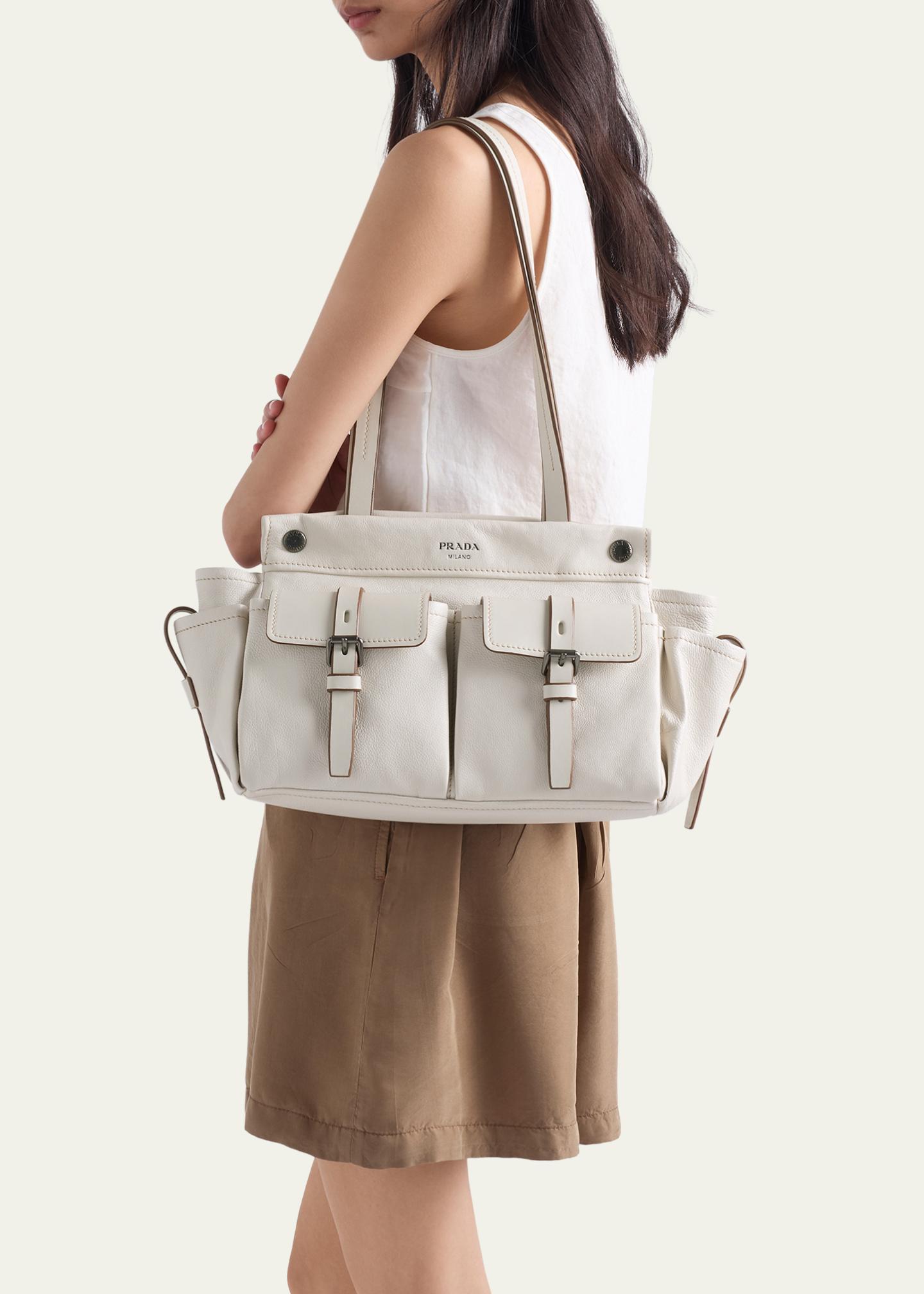 Prada Route Medium Leather Tote Bag - Bergdorf Goodman