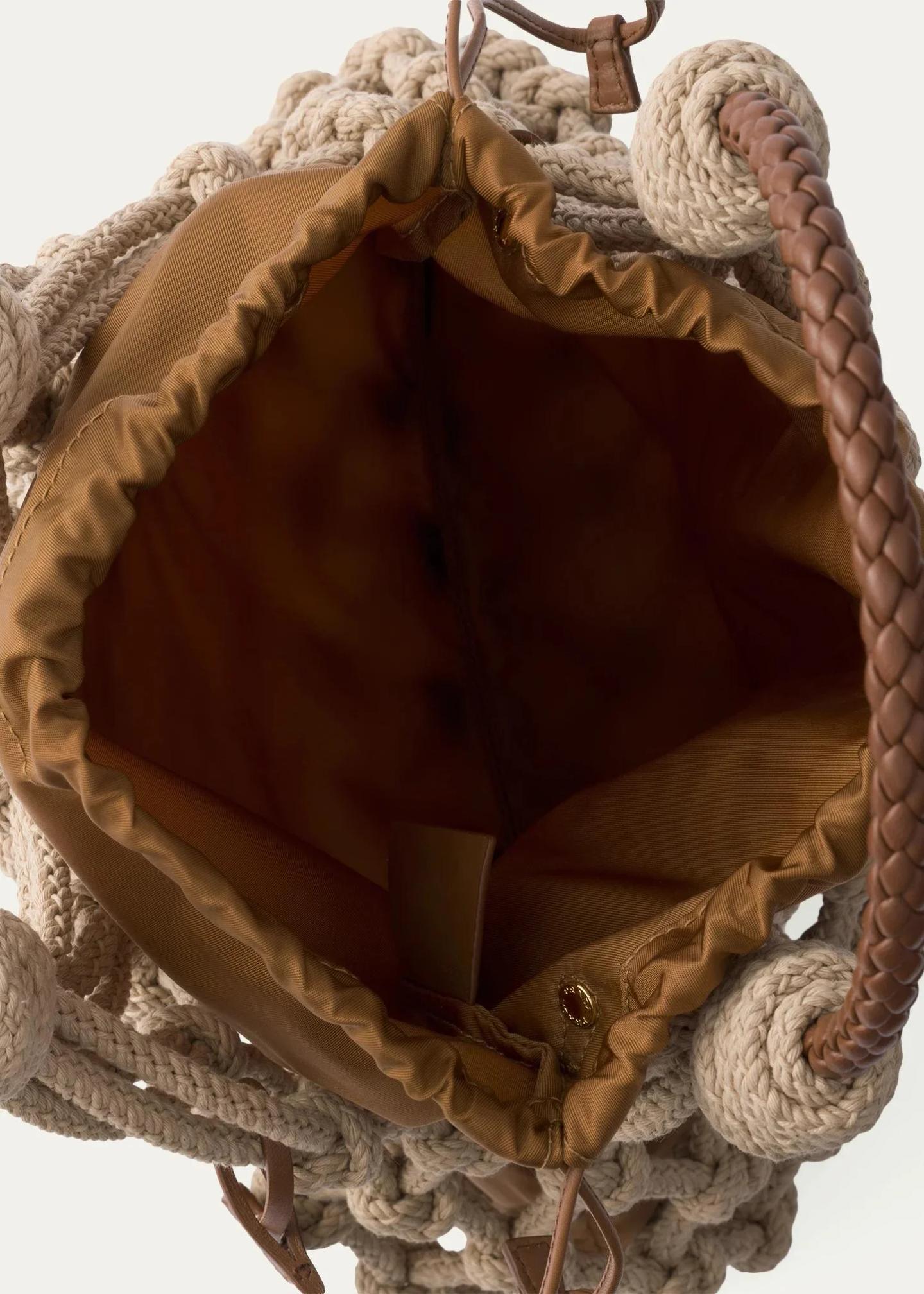 Prada Nou Macrame Top Handle Bag - Bergdorf Goodman