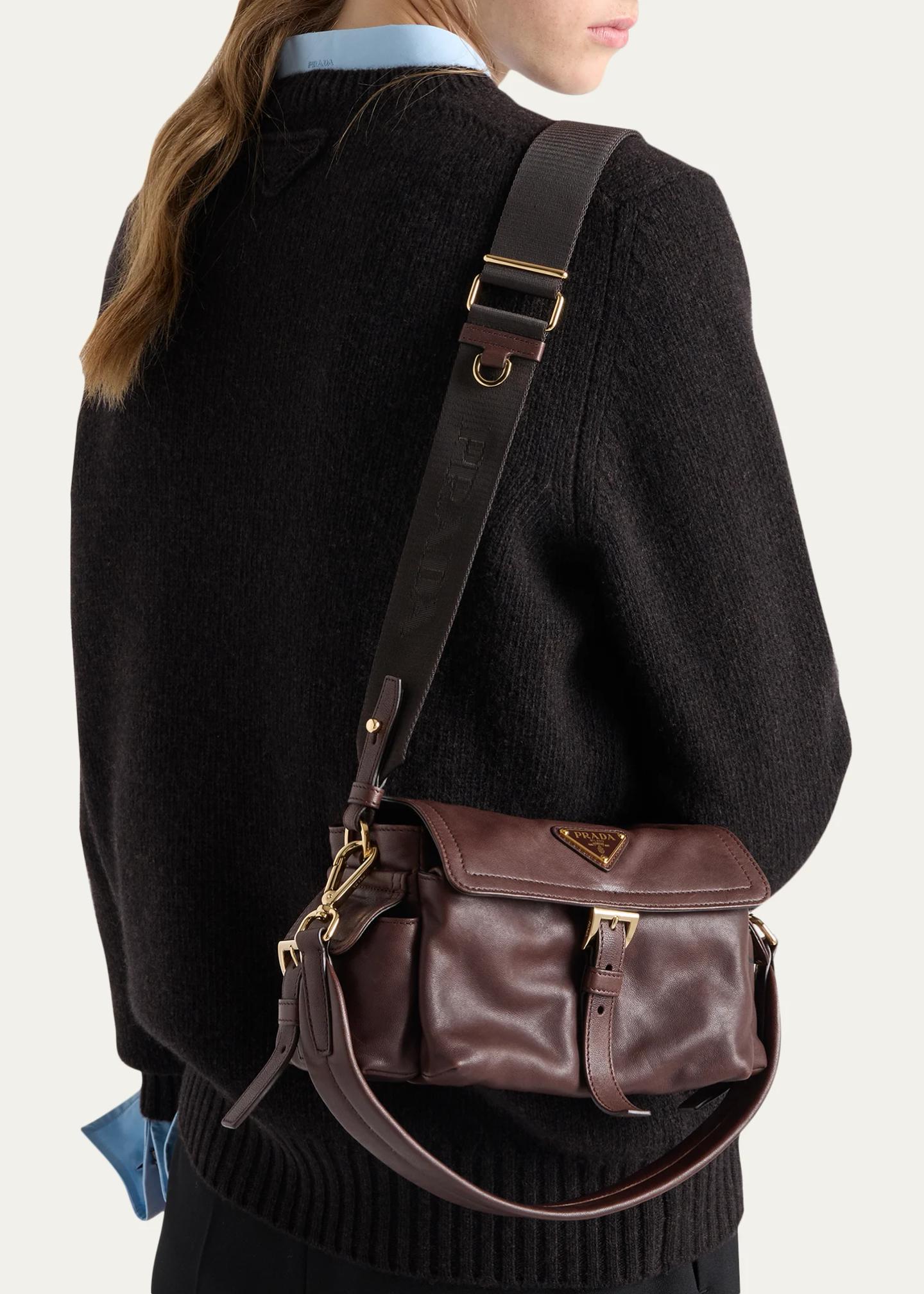 Prada Explore Mini Nappa Leather Shoulder Bag - Bergdorf Goodman