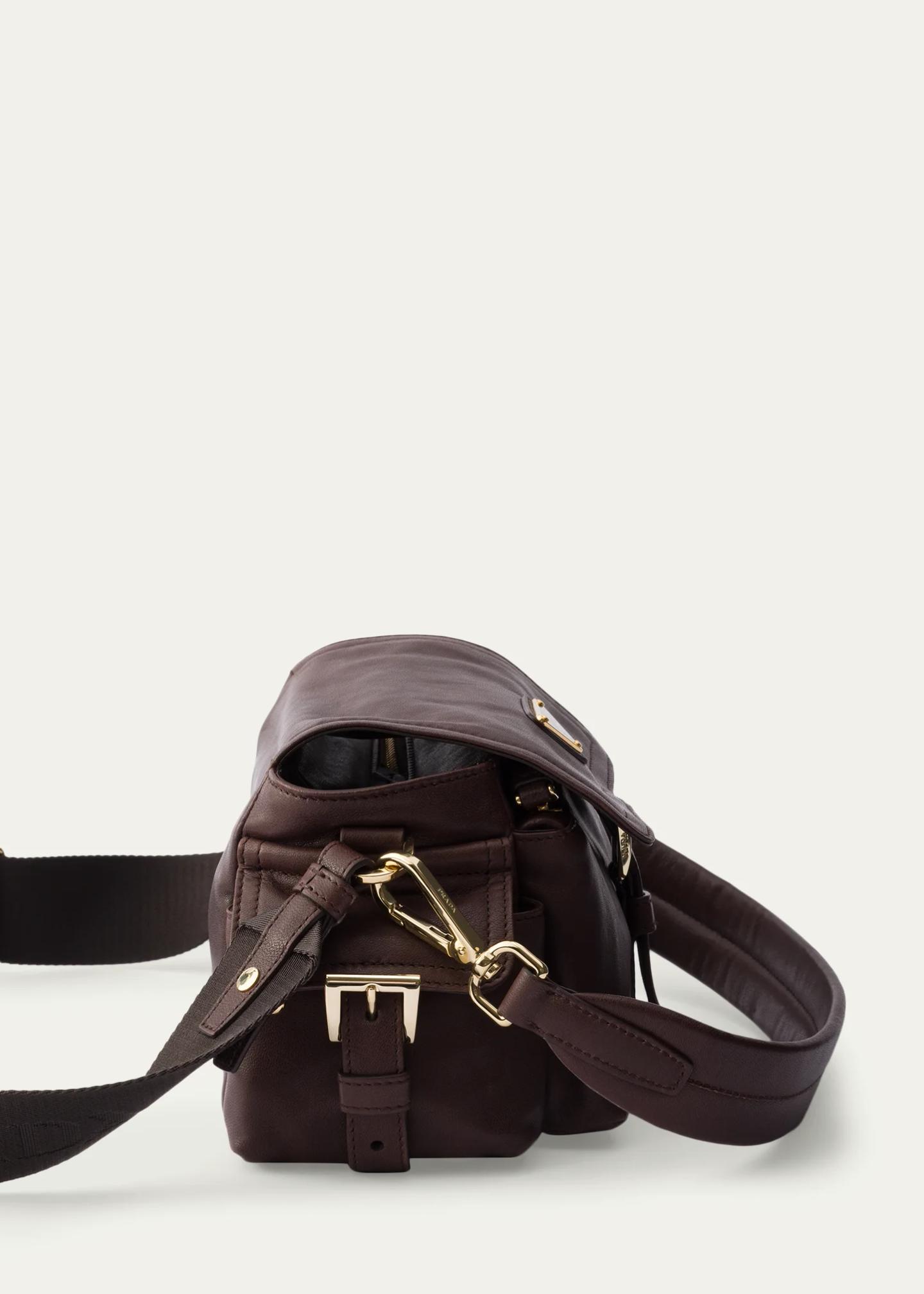 Prada Explore Mini Nappa Leather Shoulder Bag - Bergdorf Goodman