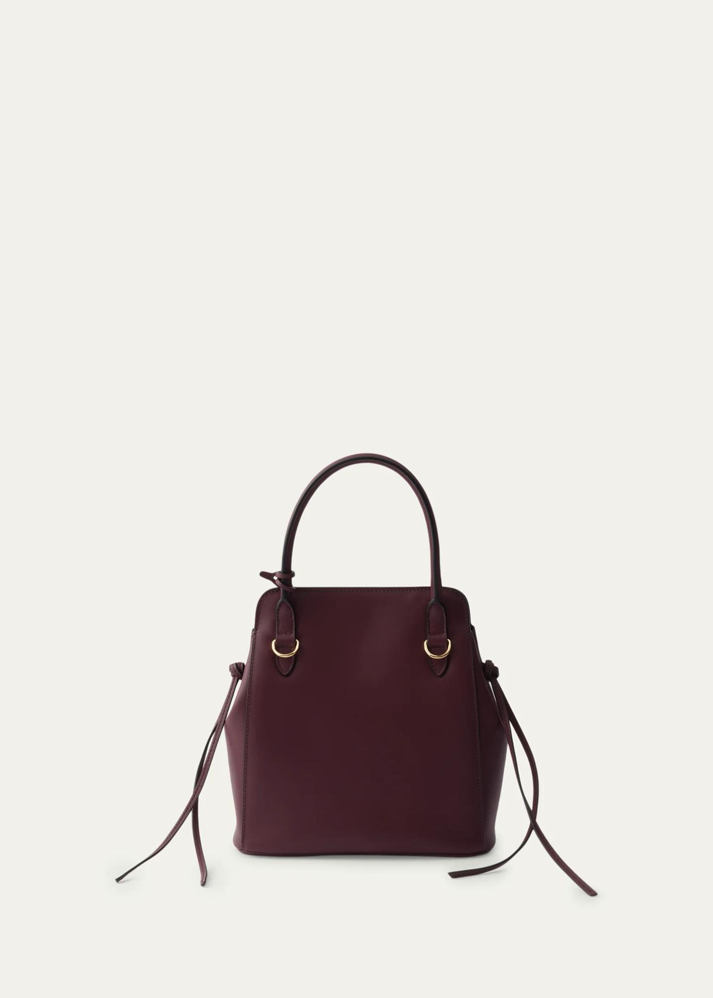 Prada Carry Leather Top-Handle Bag - Bergdorf Goodman