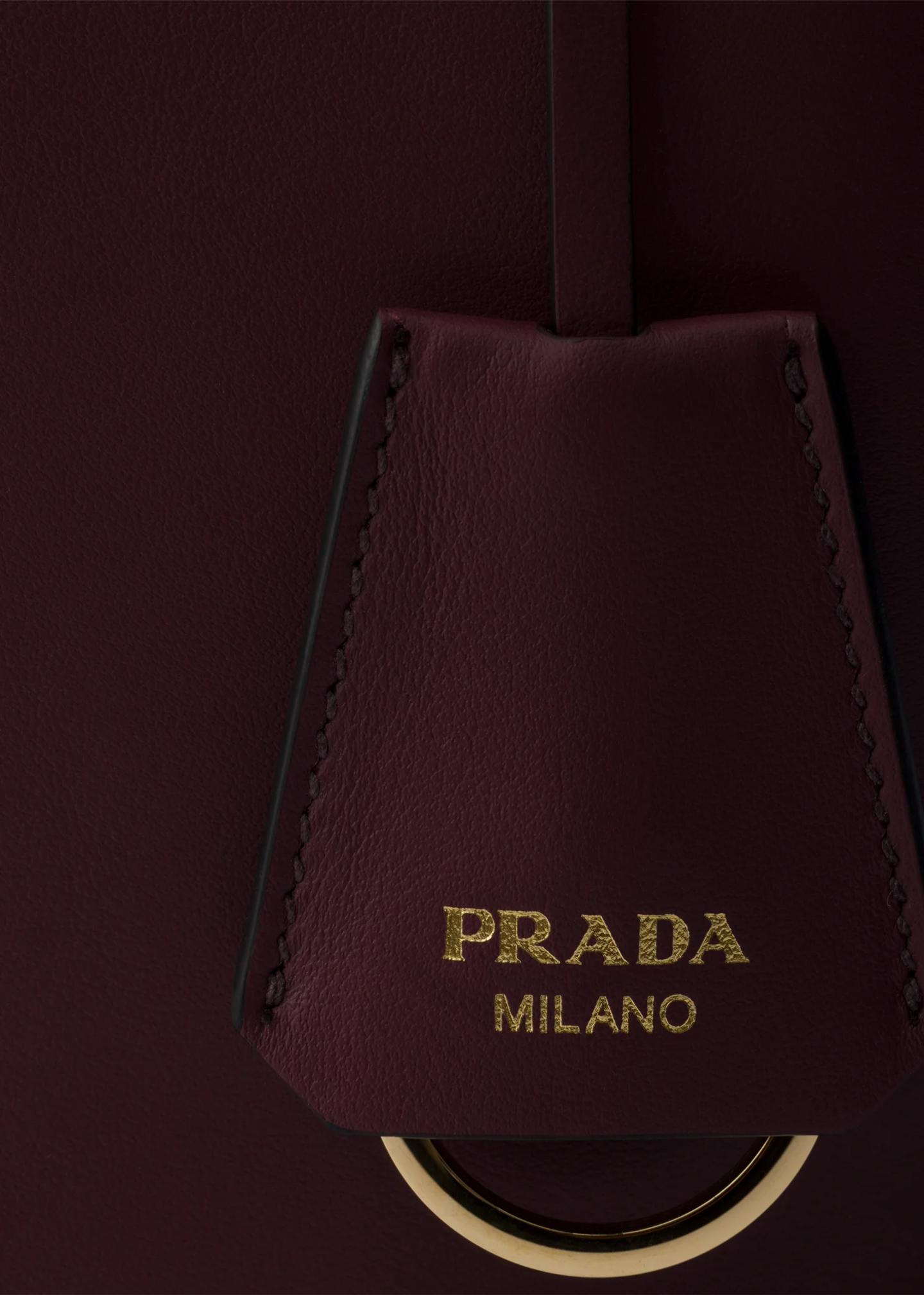 Prada Carry Leather Top-Handle Bag - Bergdorf Goodman