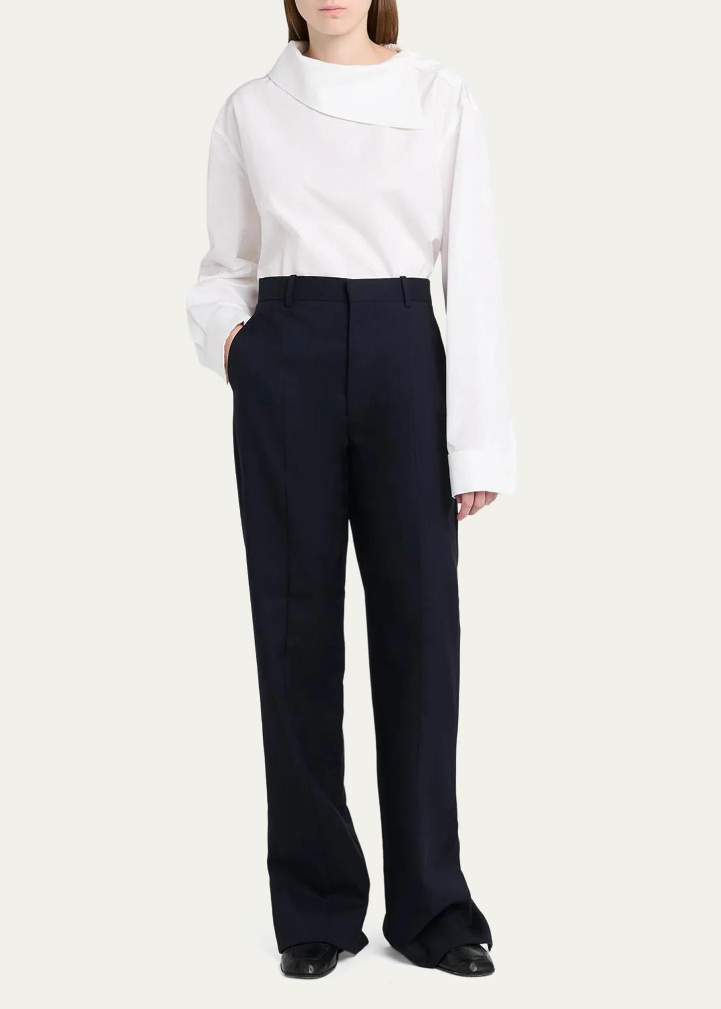 Bottega Veneta Gino Lace-Up Leather Shoes - Bergdorf Goodman