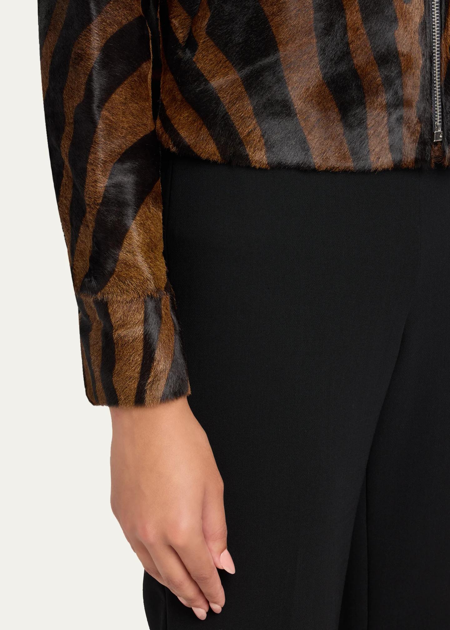 SIMKHAI Daria Zebra Calf Hair Jacket - Bergdorf Goodman