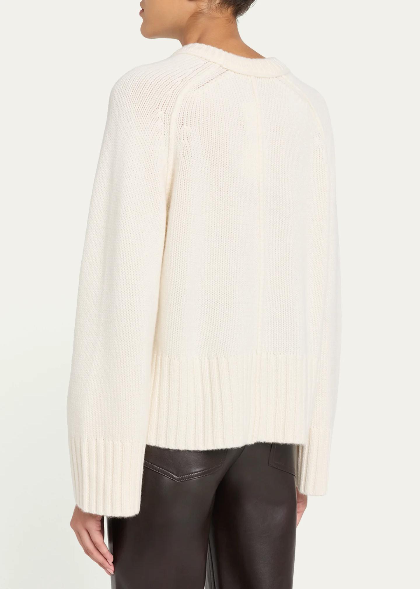 SIMKHAI Curtis Cashmere Crewneck Sweater - Bergdorf Goodman