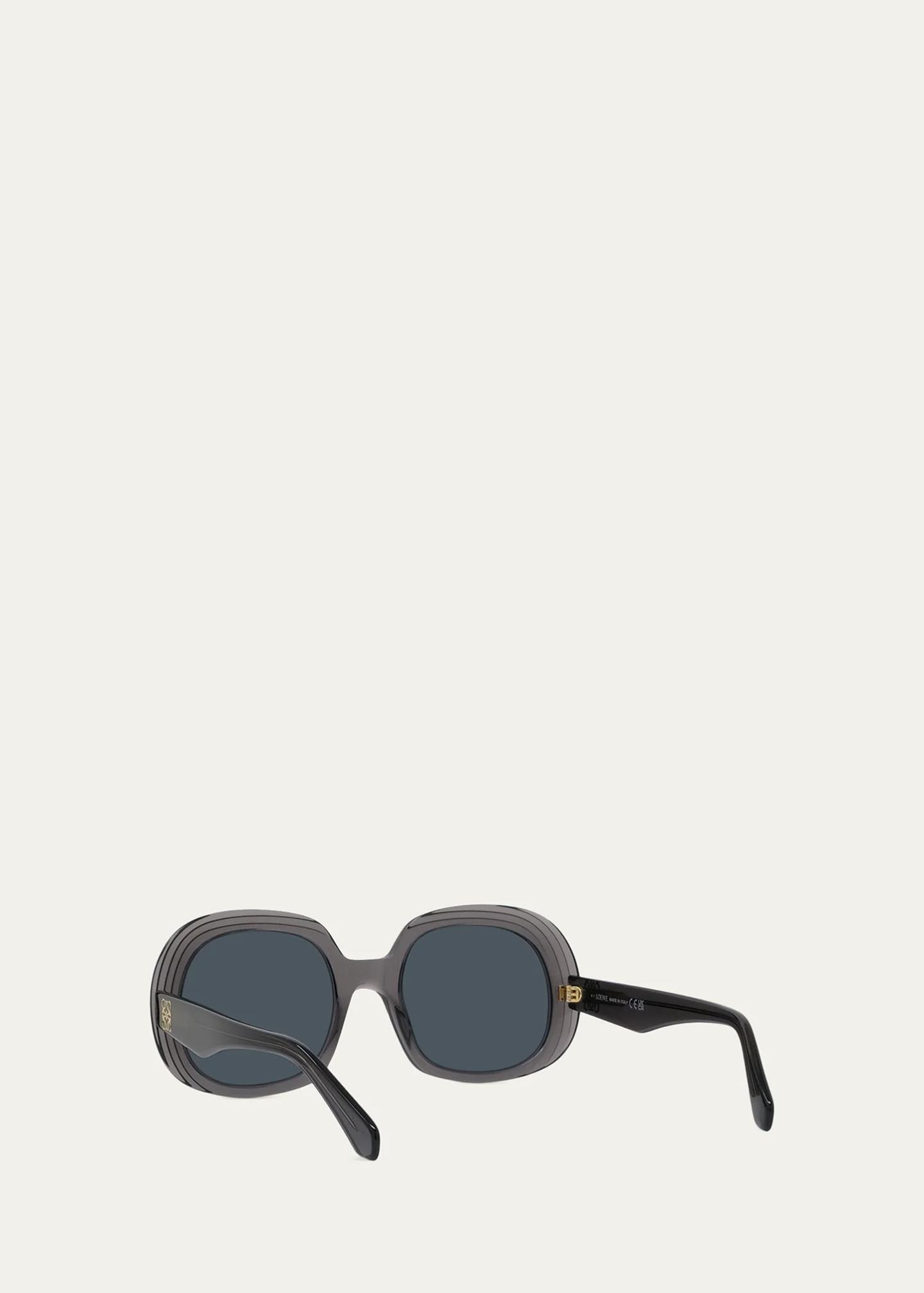 LOEWE Anagram 54MM Round Sunglasses - Bergdorf Goodman