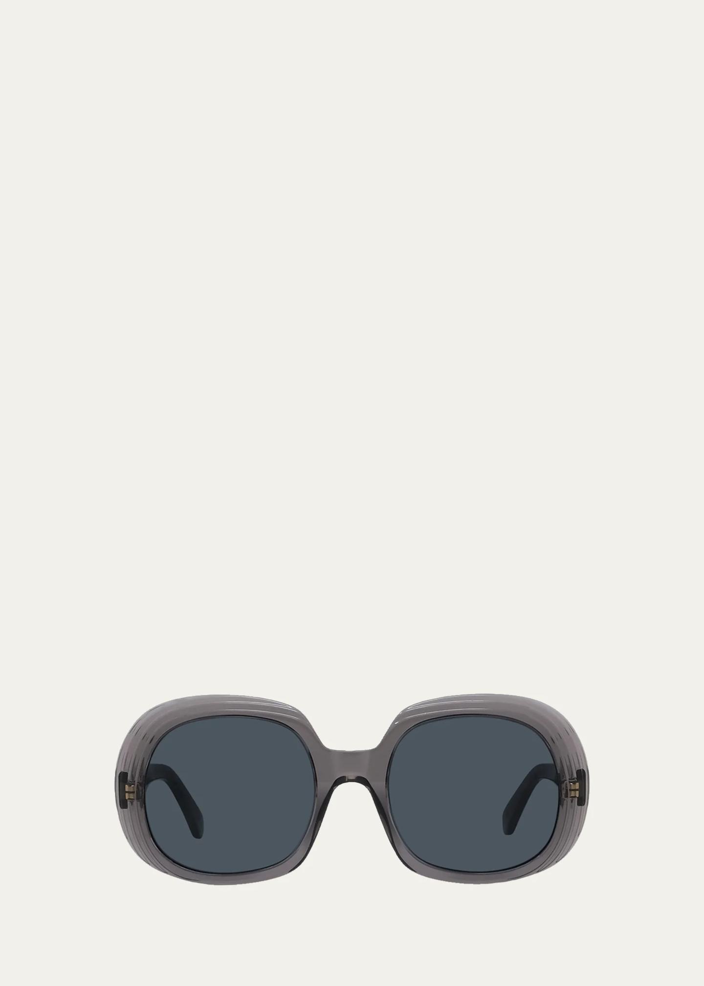 LOEWE Anagram 54MM Round Sunglasses - Bergdorf Goodman