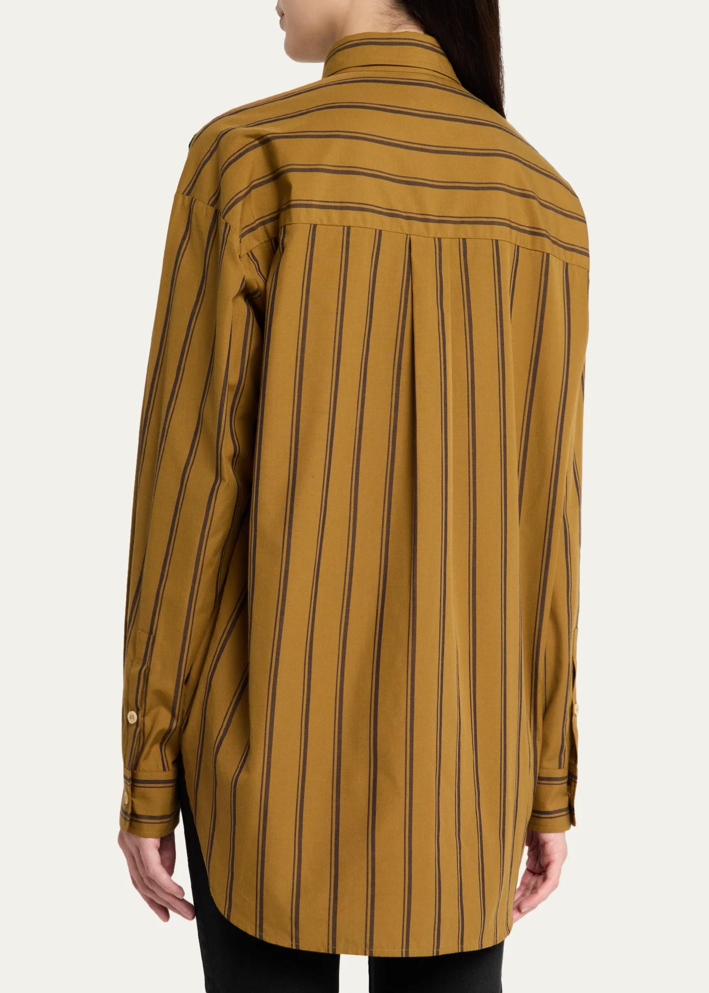 Jamie Haller The Essential Striped Cotton Button-Down Shirt - Bergdorf ...