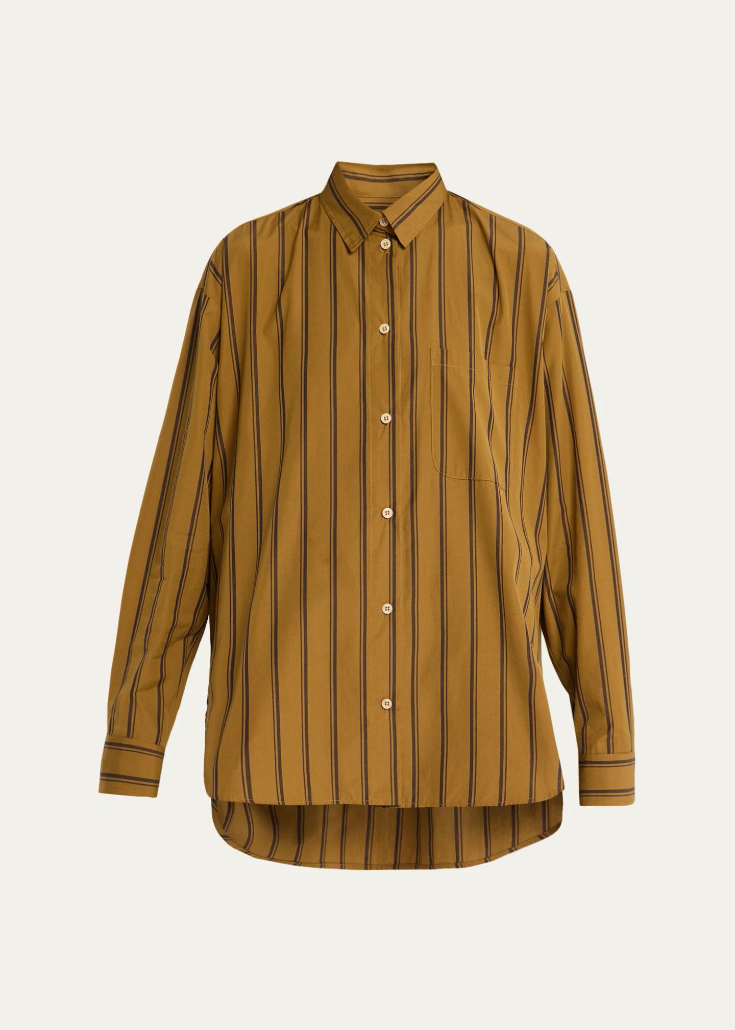 Jamie Haller The Essential Striped Cotton Button-Down Shirt - Bergdorf ...