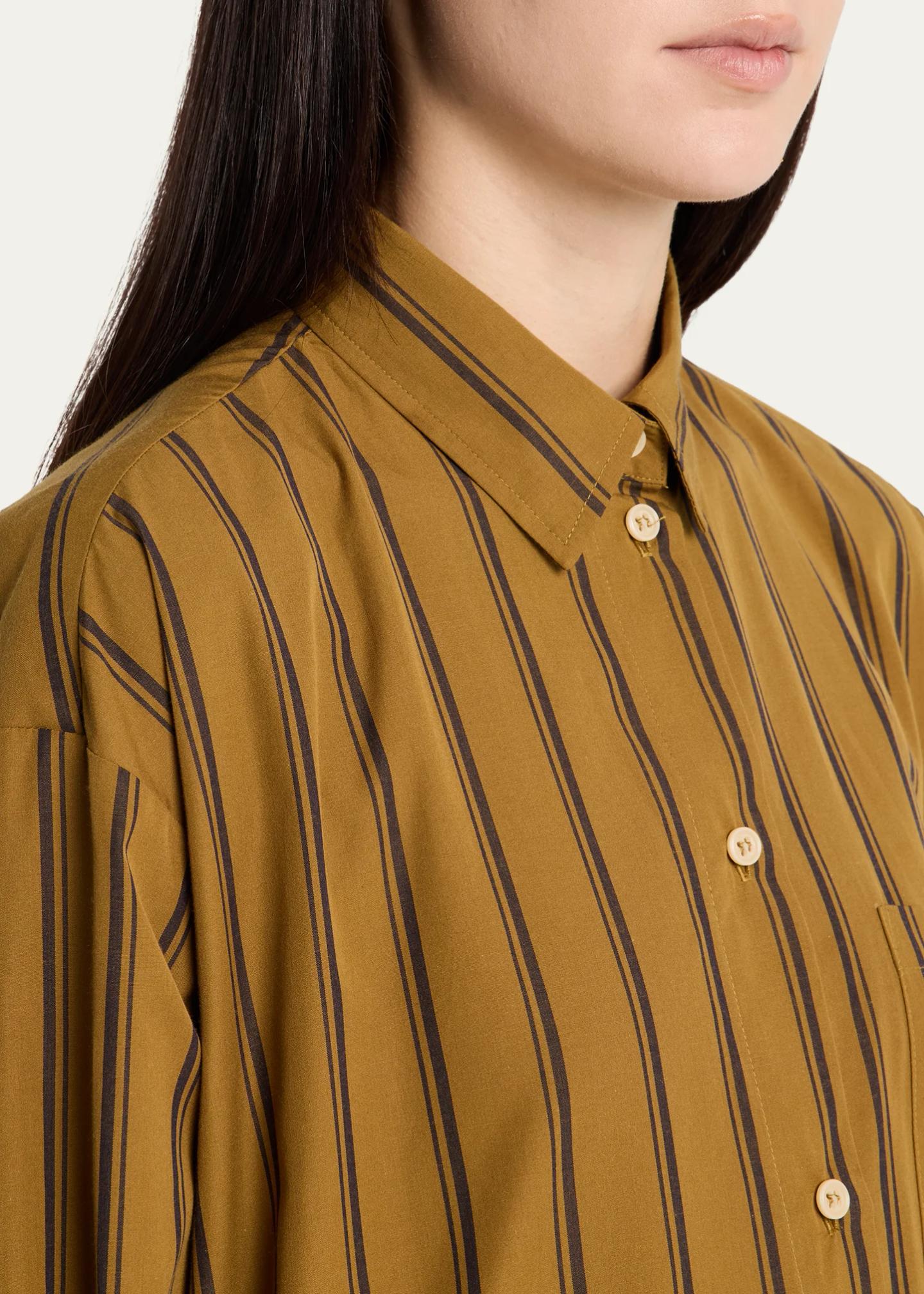 Jamie Haller The Essential Striped Cotton Button-Down Shirt - Bergdorf ...