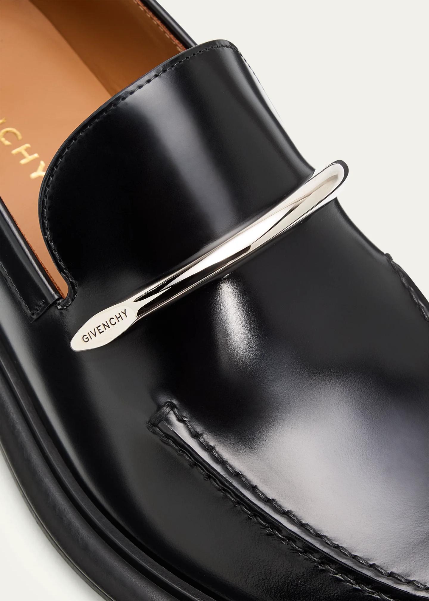 Givenchy Pinch Leather Loafers - Bergdorf Goodman