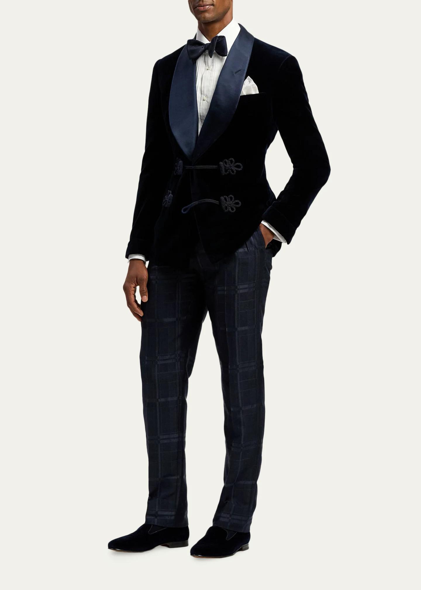 Ralph Lauren Purple Label Men's Plaid Silk-Cashmere Bow Tie - Bergdorf ...