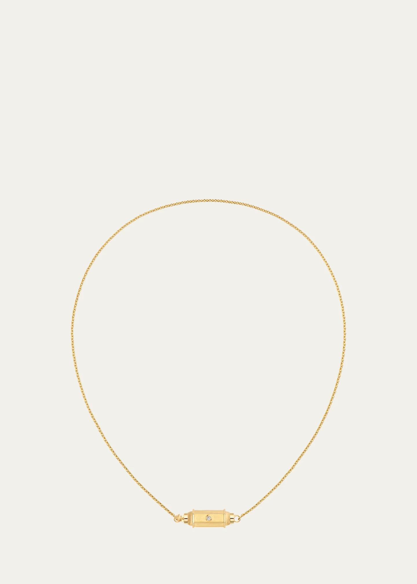 Marie Lichtenberg 18K Yellow Gold & 0.11 TCW Diamond Necklace ...
