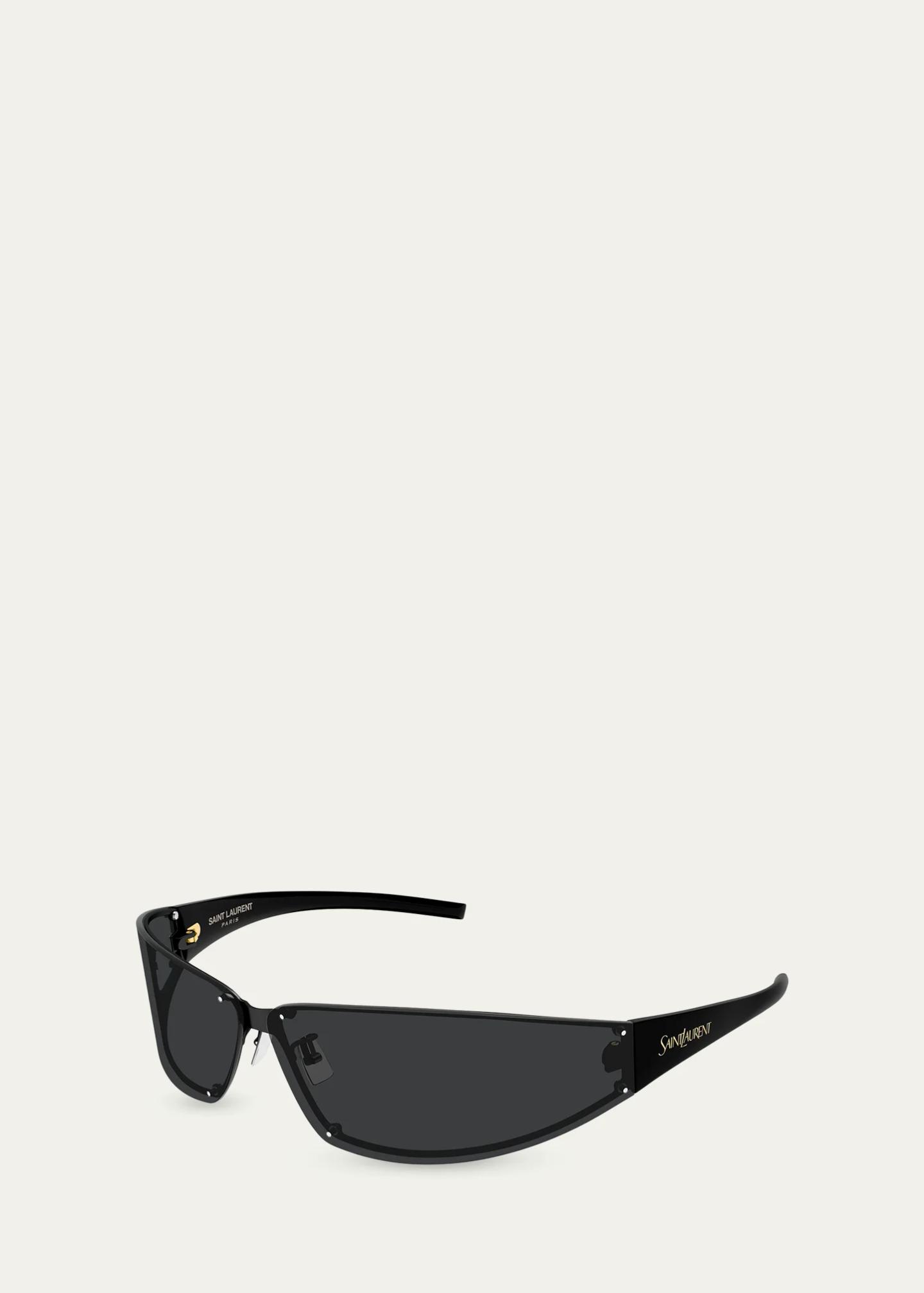 Saint Laurent SL 963 82MM Rectangular Sunglasses - Bergdorf Goodman