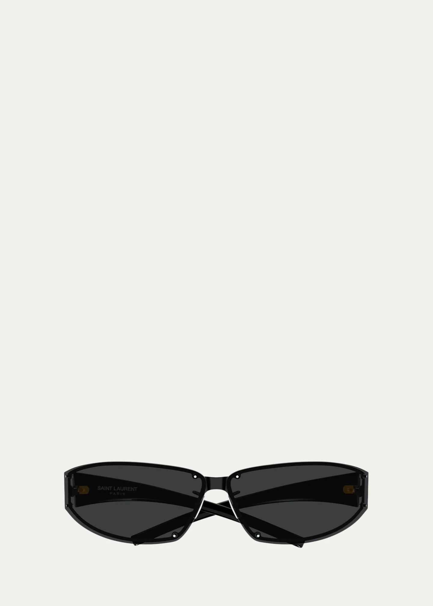 Saint Laurent SL 963 82MM Rectangular Sunglasses - Bergdorf Goodman
