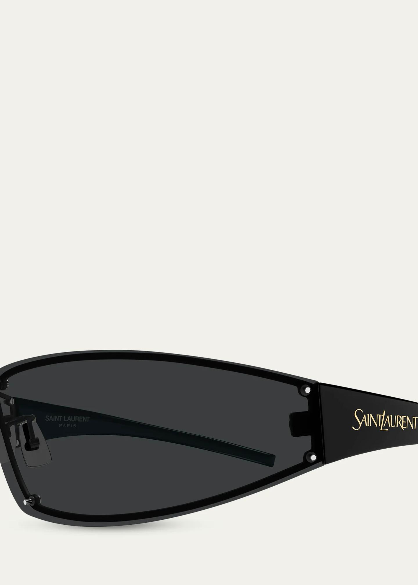 Saint Laurent SL 963 82MM Rectangular Sunglasses - Bergdorf Goodman