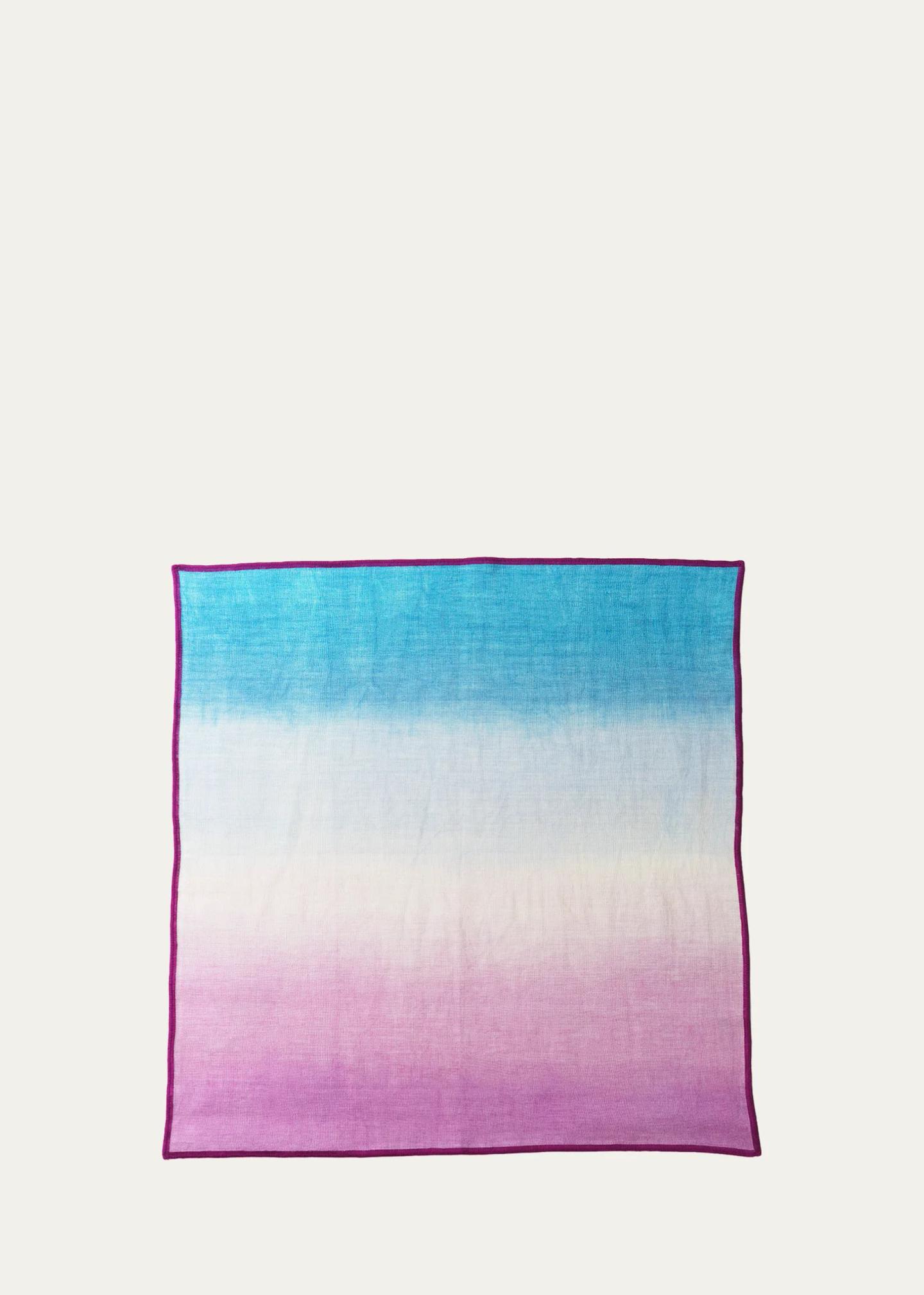Emily P. Wheeler Pacific Hand-Dyed Linen Dinner Napkins, Set of 8