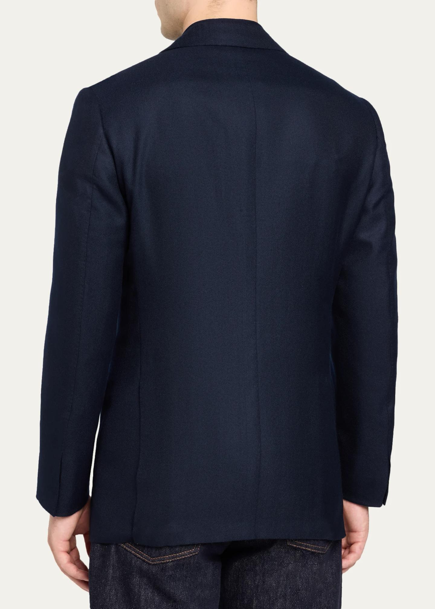 Cesare Attolini Men's Cashmere Hopsack Single-Breasted Sport Coat ...