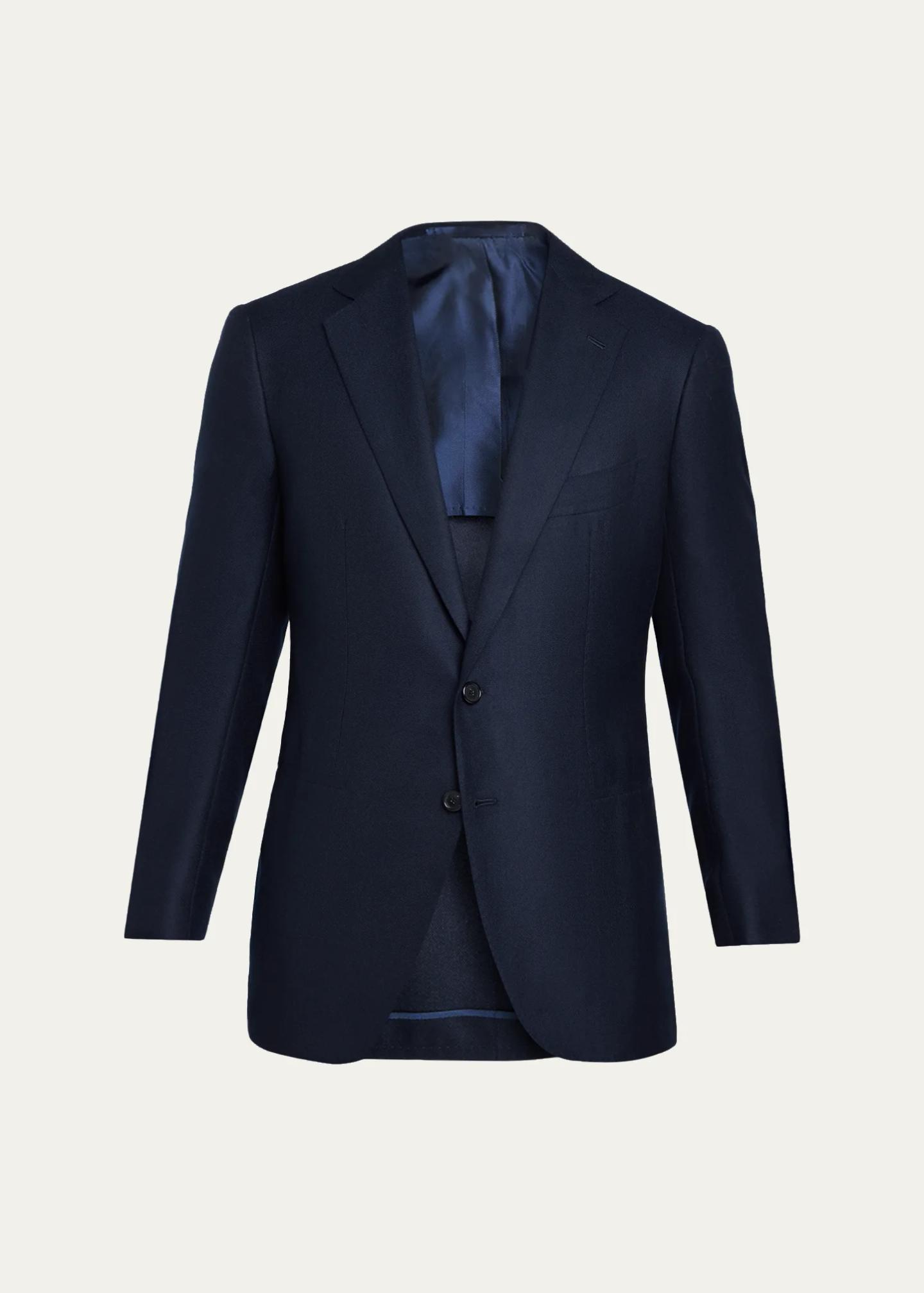 Cesare Attolini Men's Cashmere Hopsack Single-Breasted Sport Coat