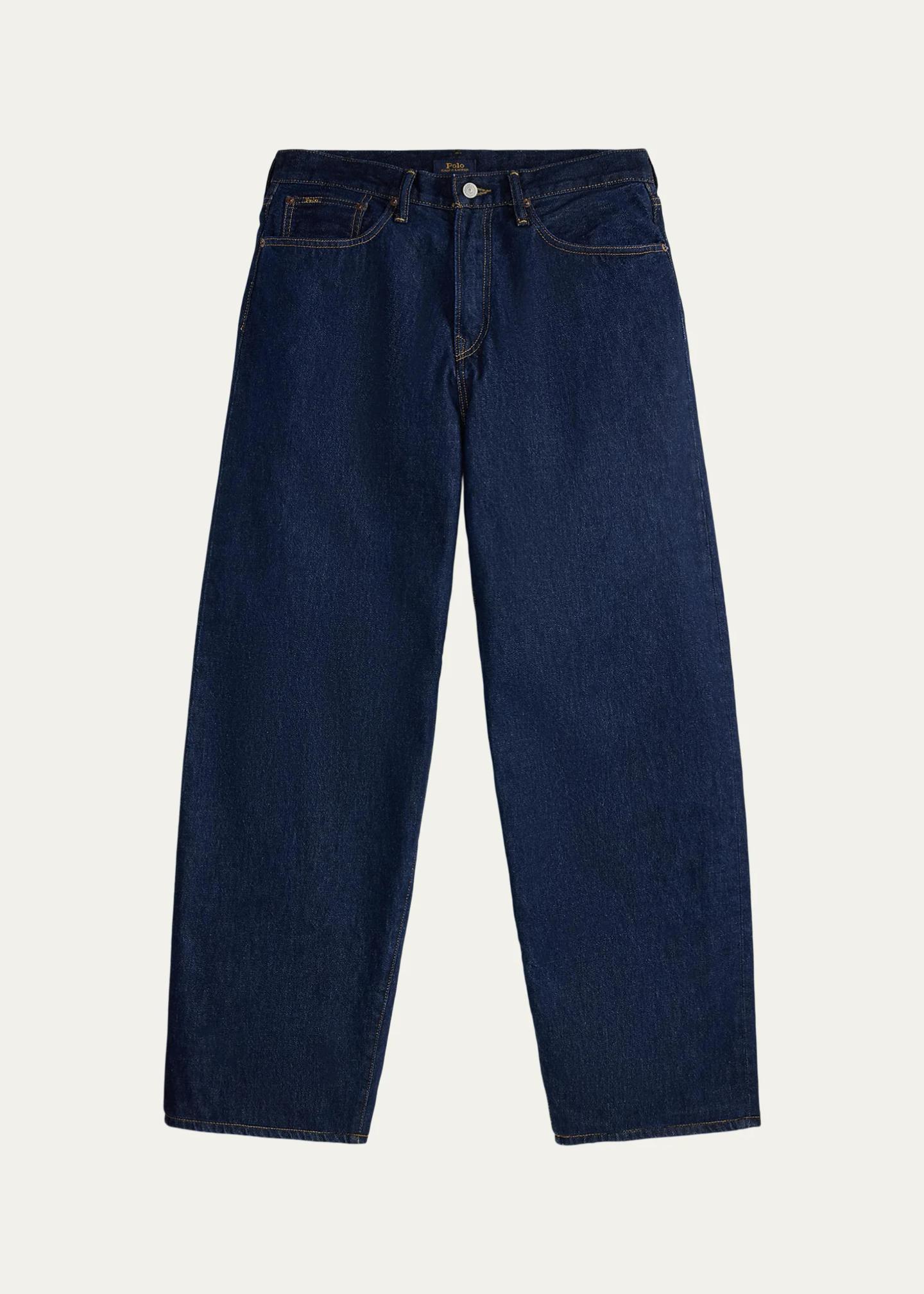 Polo Ralph Lauren Men's Rivington Dark Wash Relaxed Jeans
