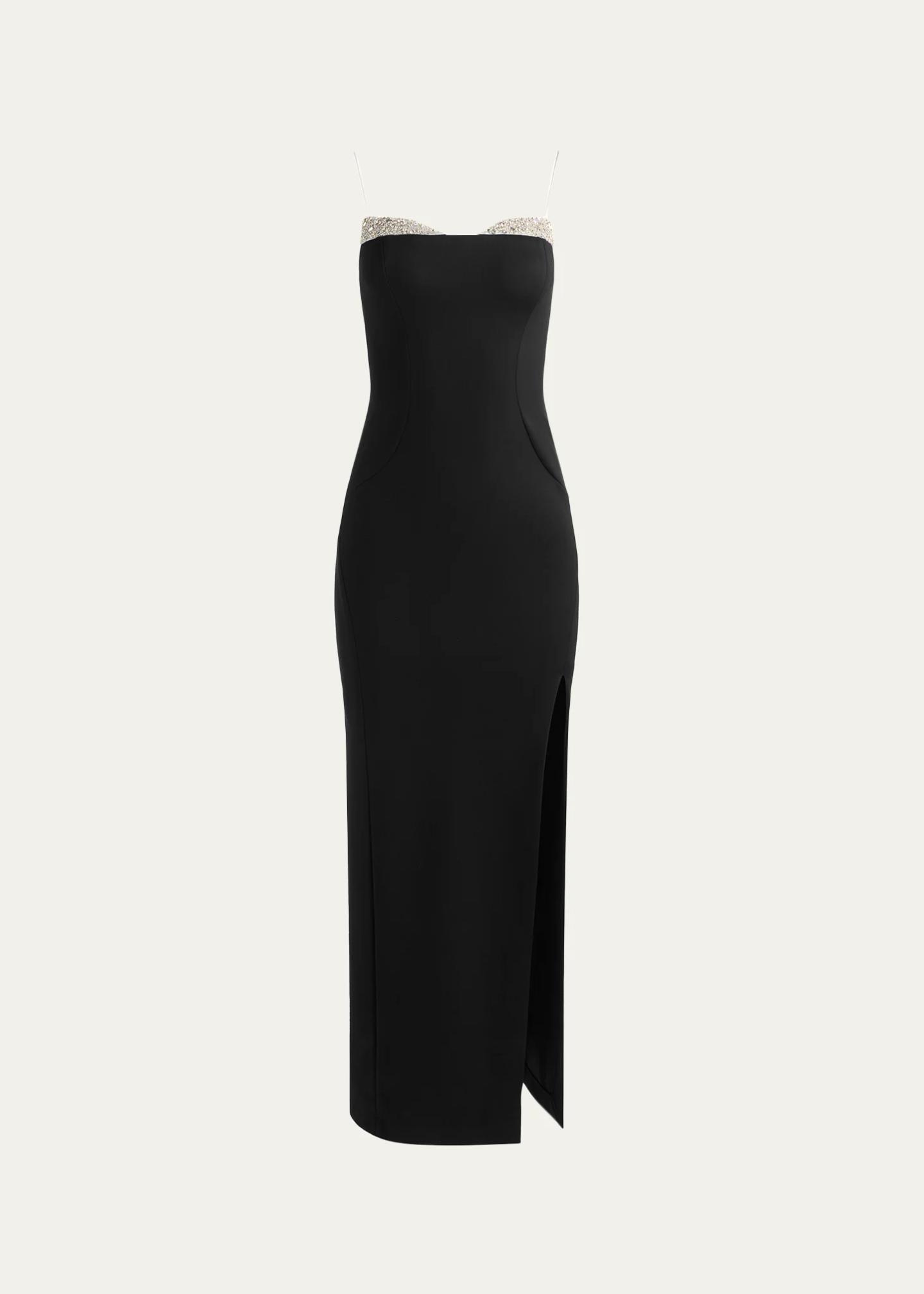 ALICE + OLIVIA Hallie Embellished Peekaboo Gown - Bergdorf Goodman