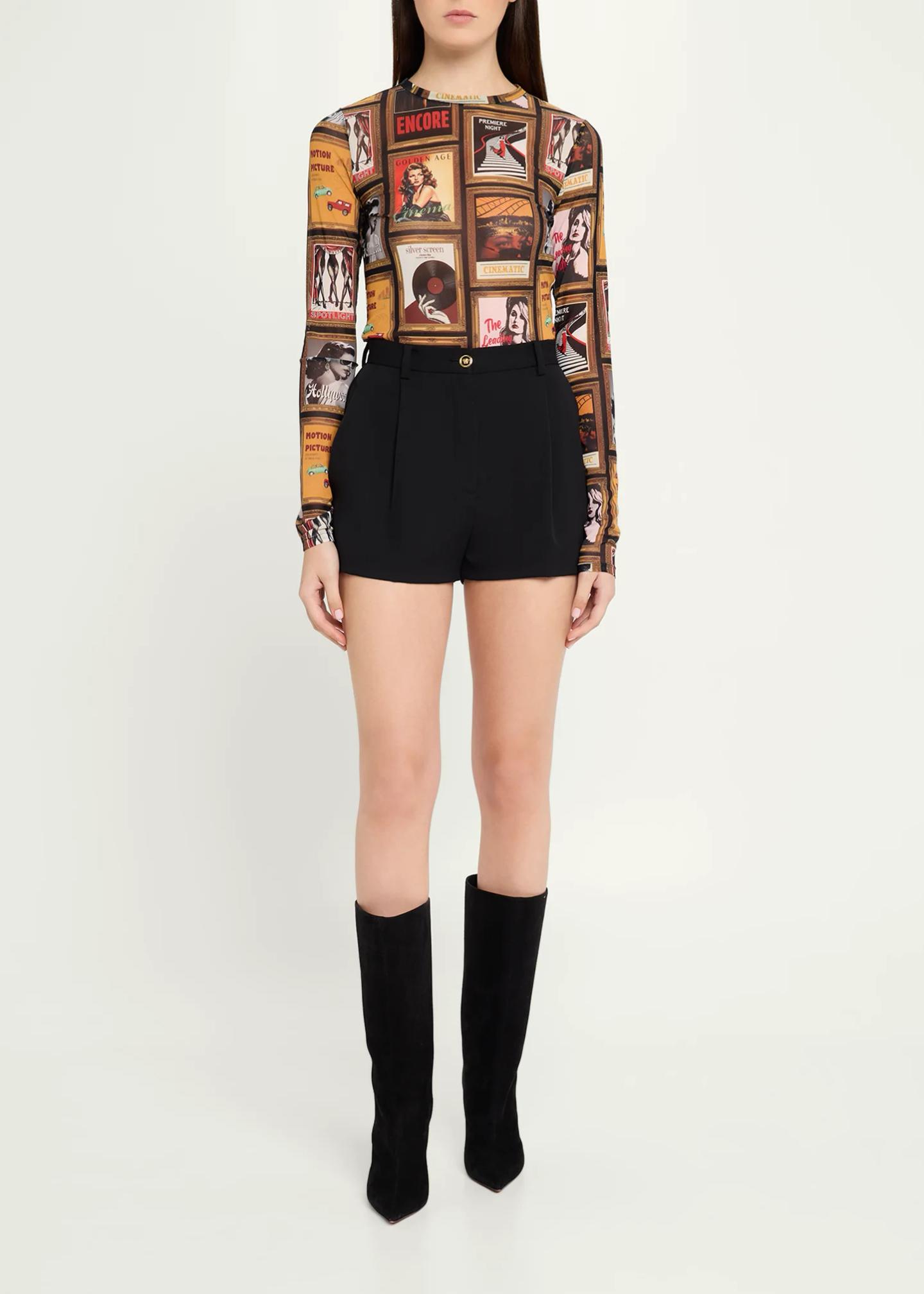 ALICE + OLIVIA Delaina Long-Sleeve Top - Bergdorf Goodman