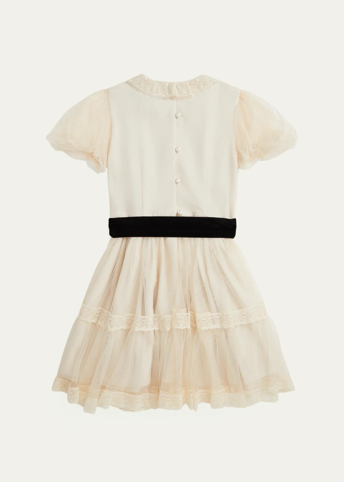 Polo Ralph Lauren Girl's Lace-Trim Tulle Dress, Size 2-6X - Bergdorf ...