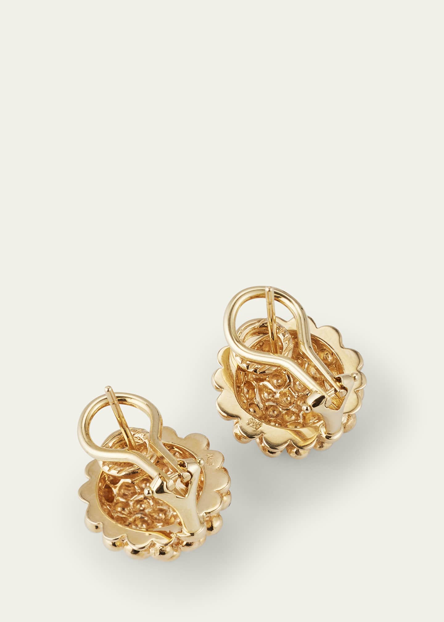 Meredith Frederick Kate 14K Gold Ball Earrings Image 4 of 4