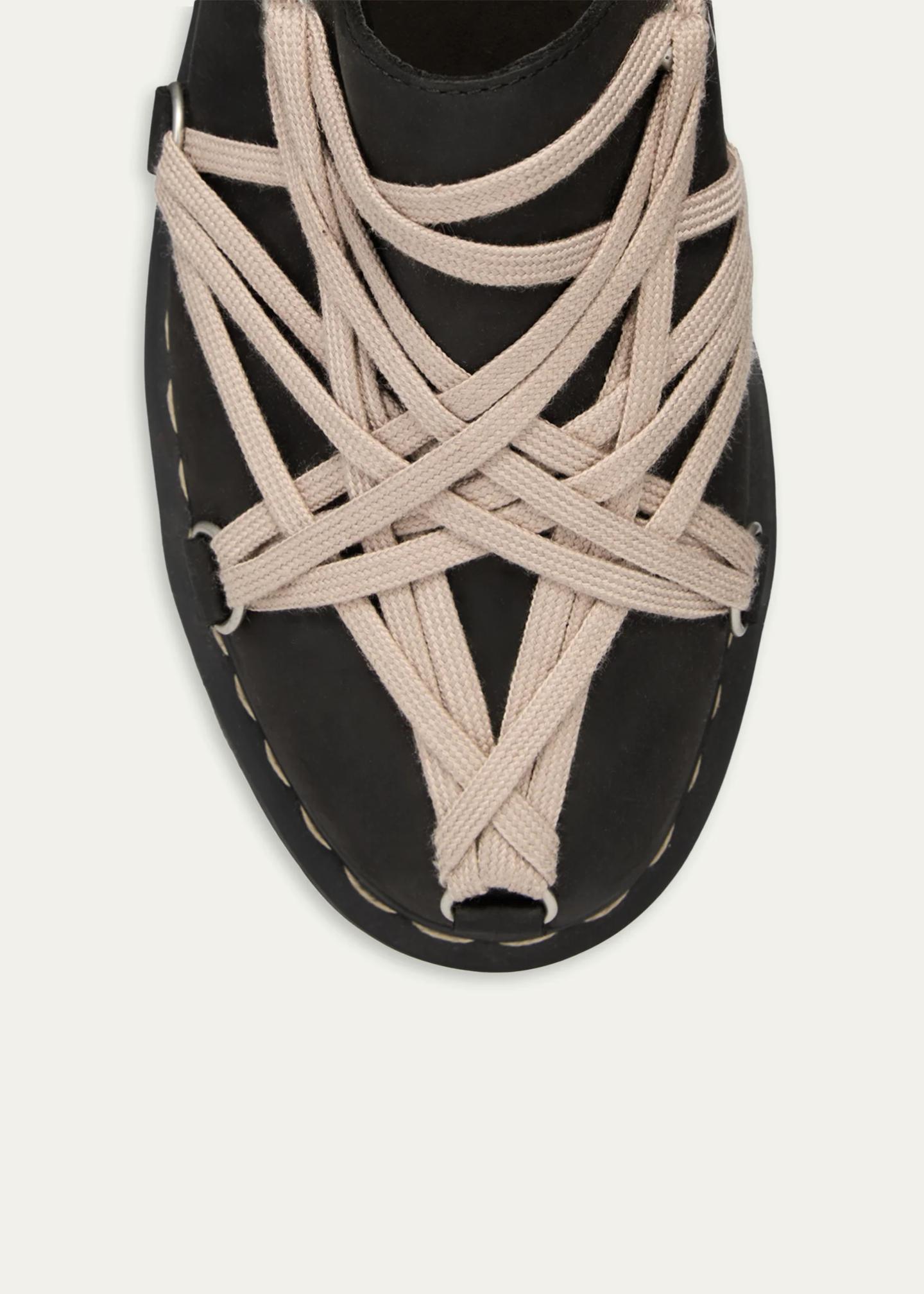 Rick Owens x Dr. Martens Men's FW26 Quad Sole Megalace® Nubuck