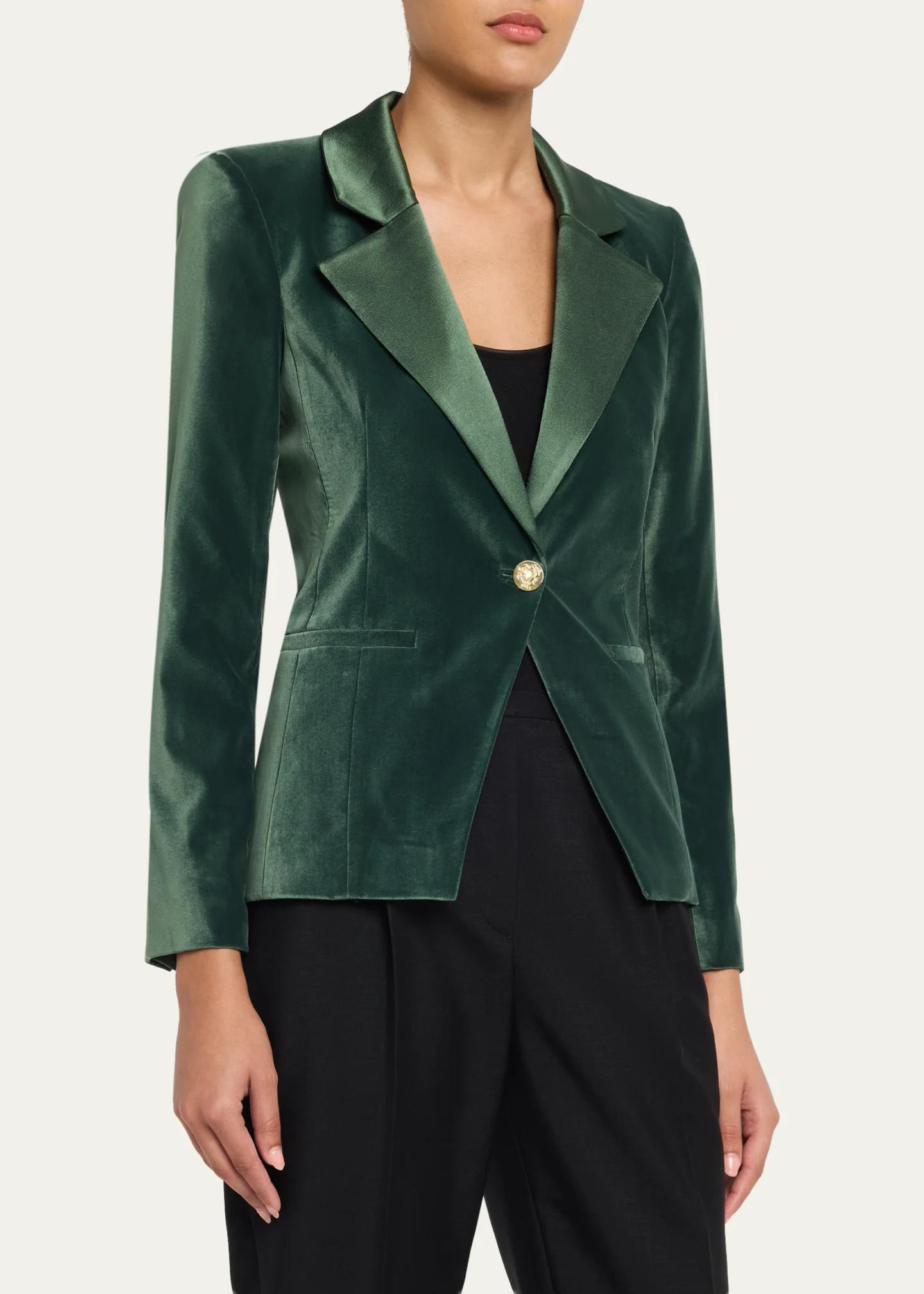 ALICE + OLIVIA Sable Fitted Blazer - Bergdorf Goodman
